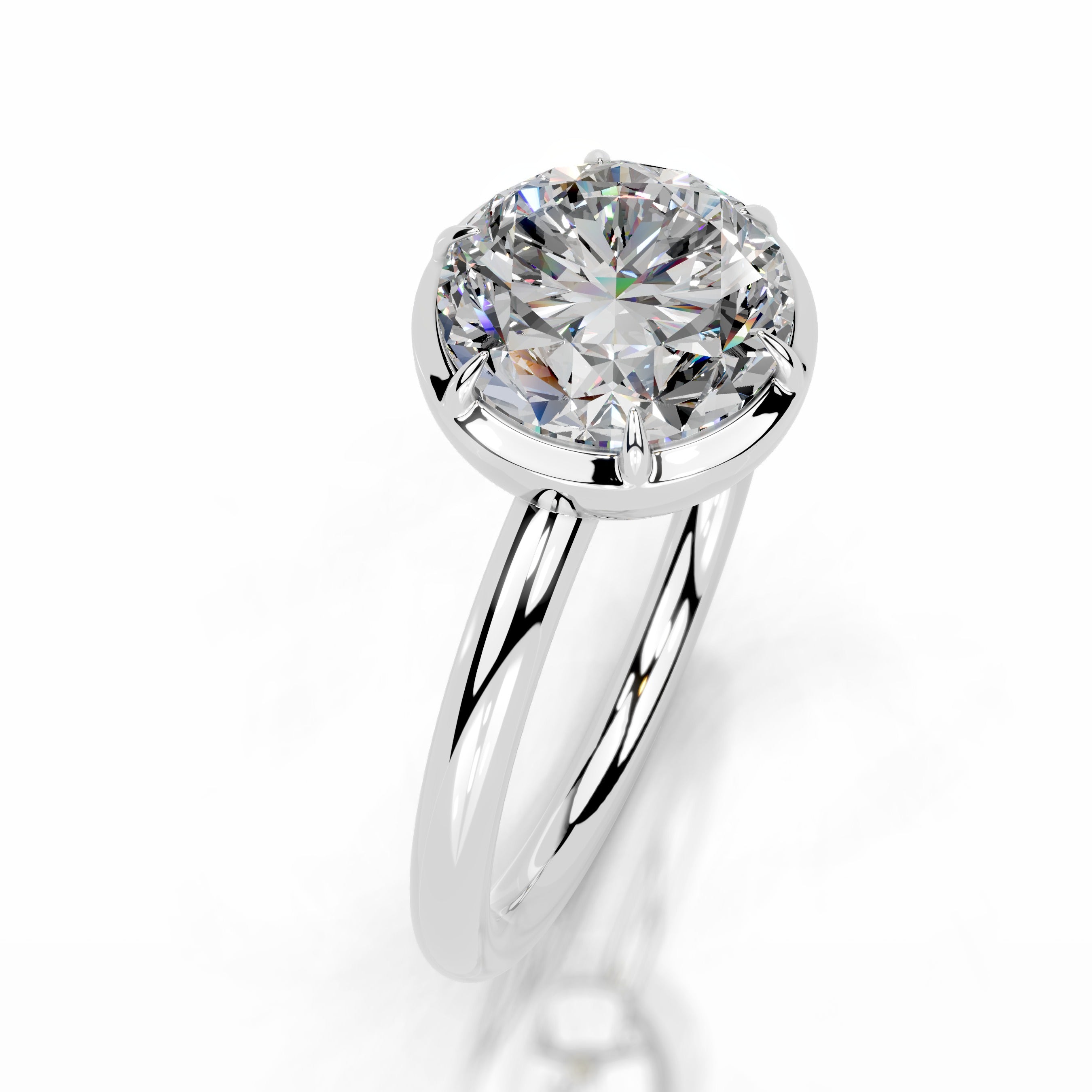 Narcisa  Moissanite  - 14K White Gold