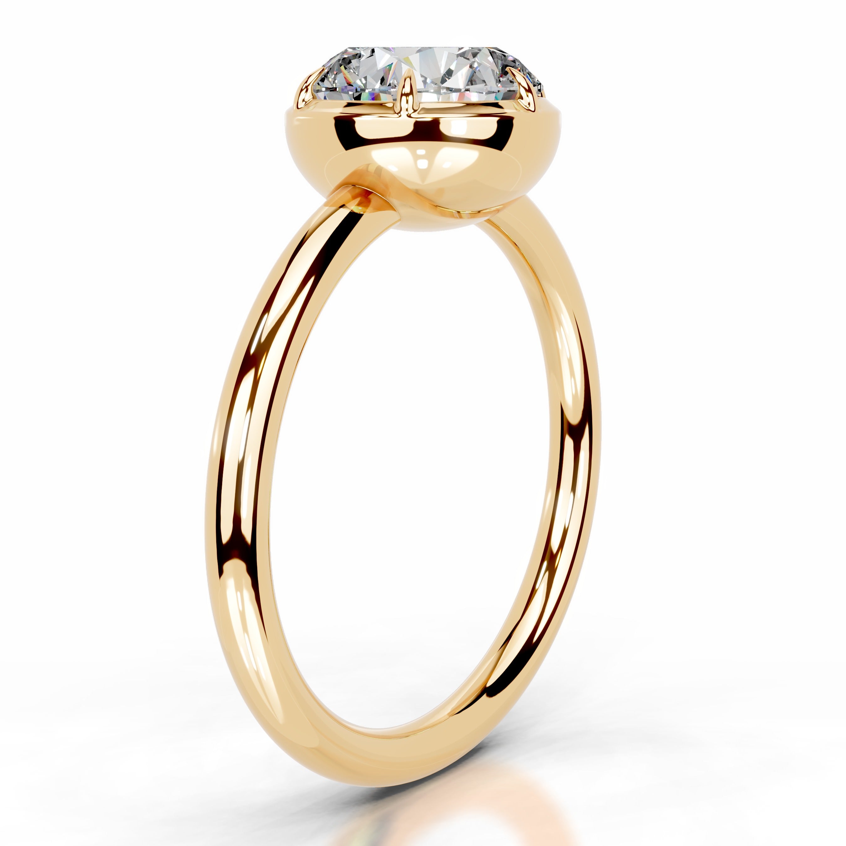 Narcisa  Moissanite  - 18K Yellow Gold