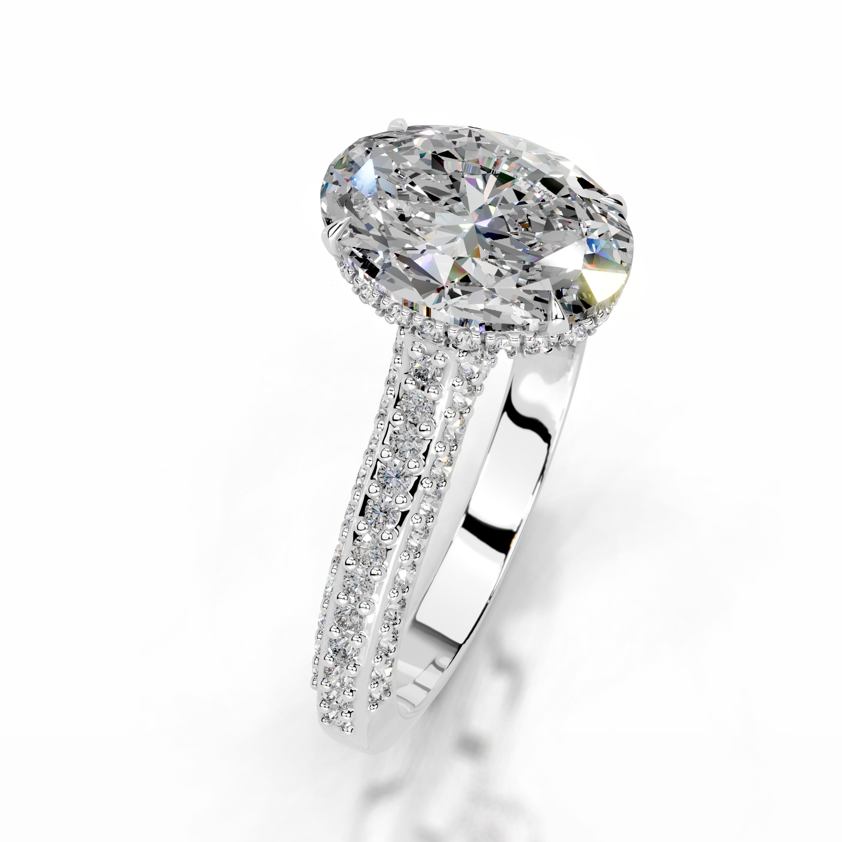 Joana  Moissanite & Diamonds  - 14K White Gold