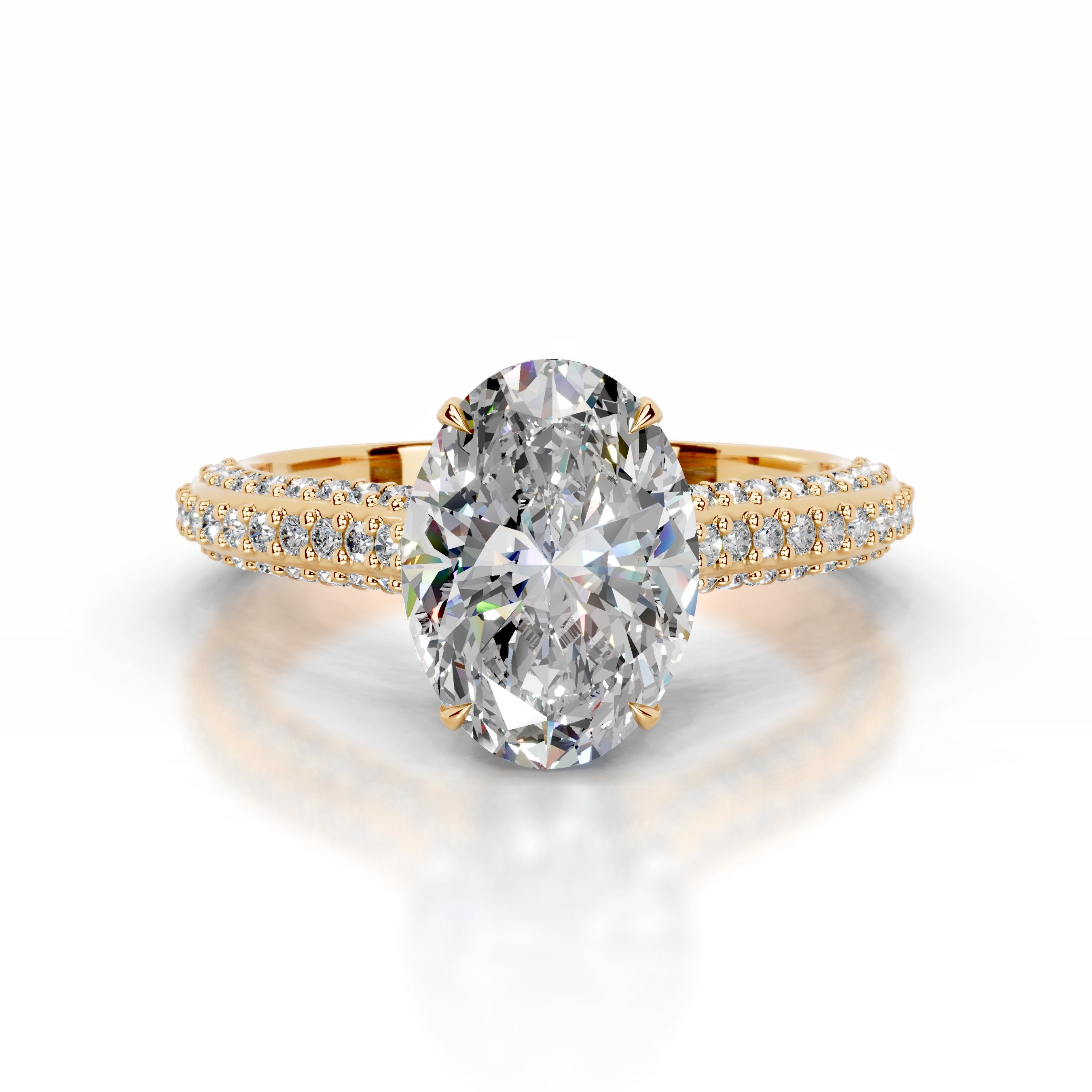 Joana  Moissanite & Diamonds  - 18K Yellow Gold