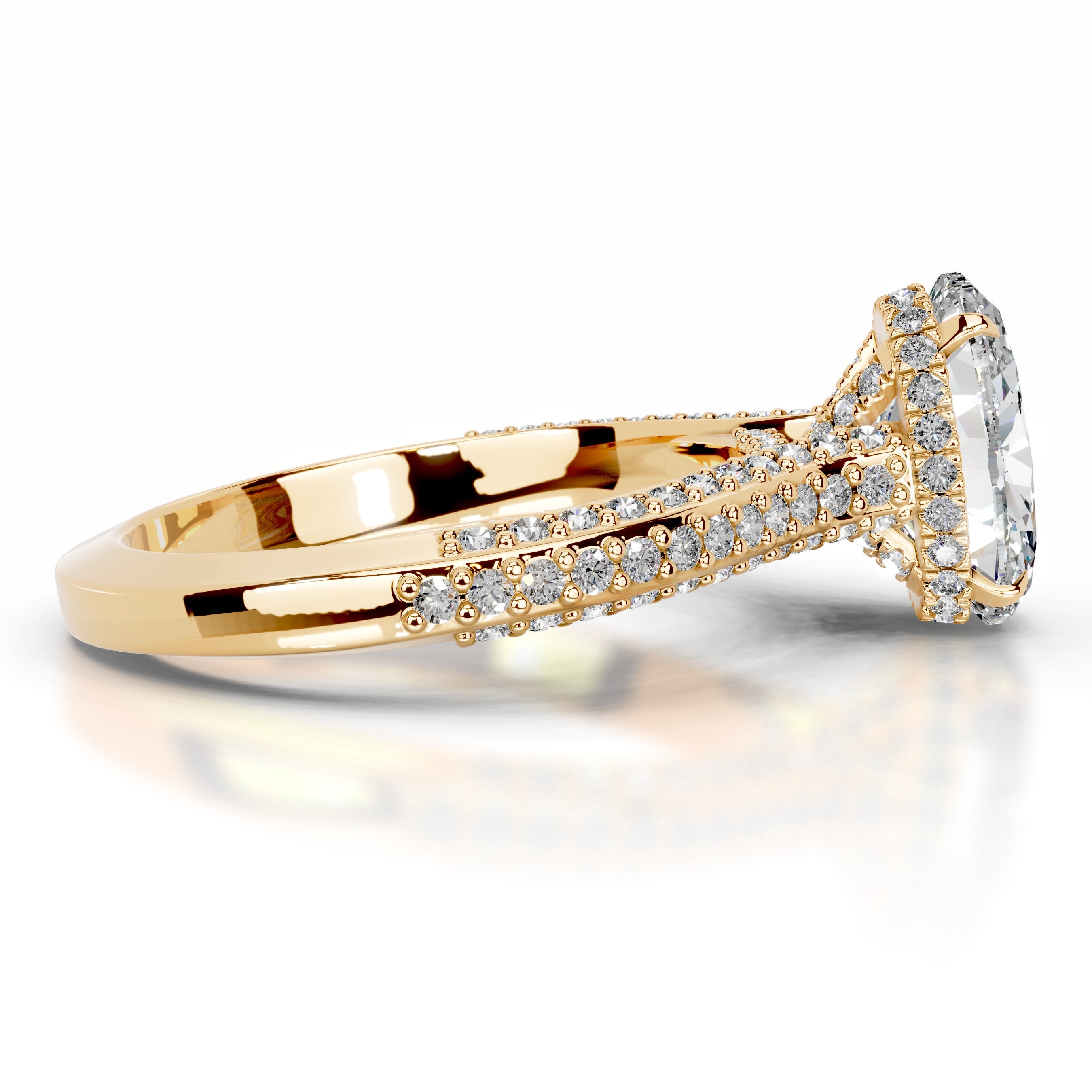 Joana  Moissanite & Diamonds  - 18K Yellow Gold