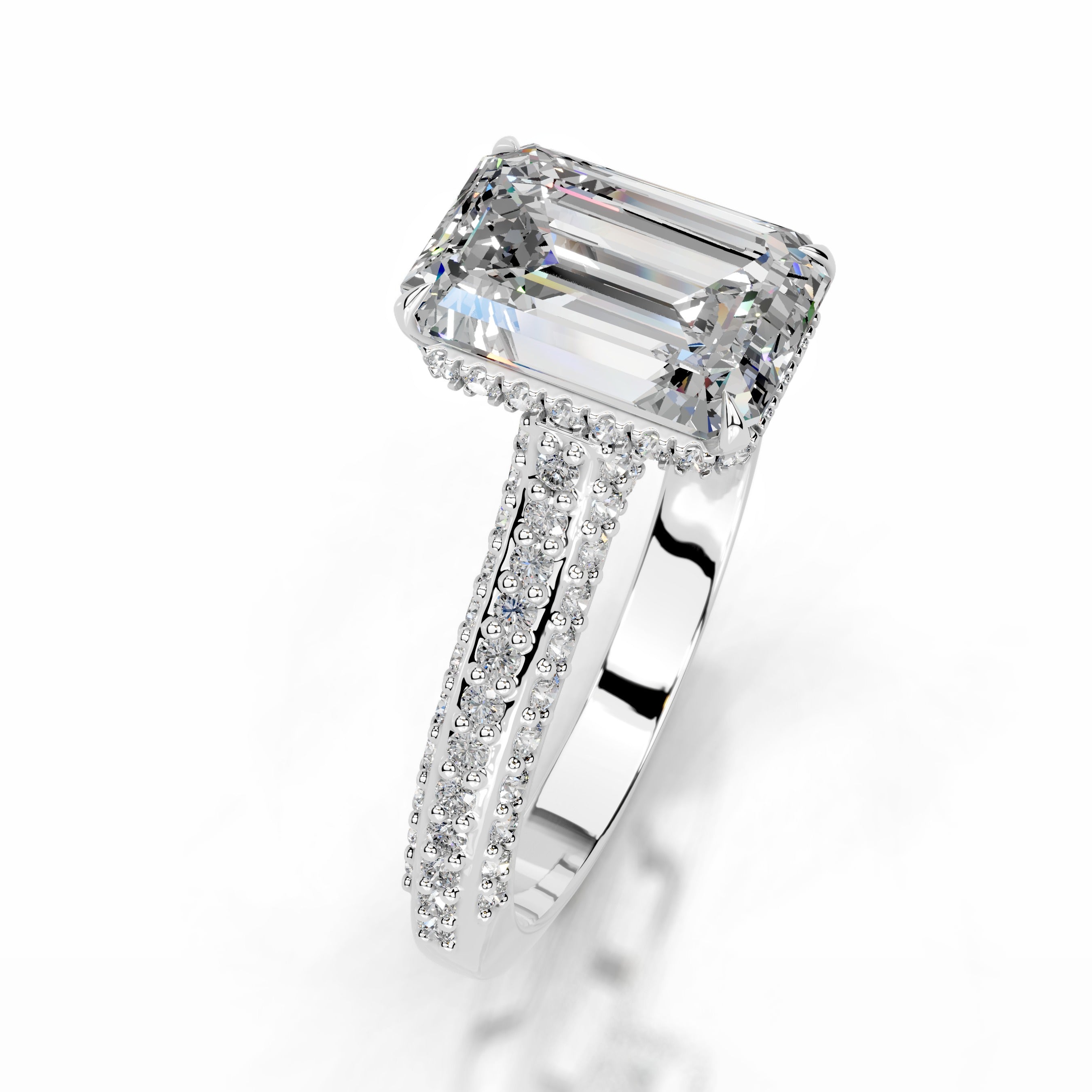 Joana  Moissanite & Diamonds  - 14K White Gold