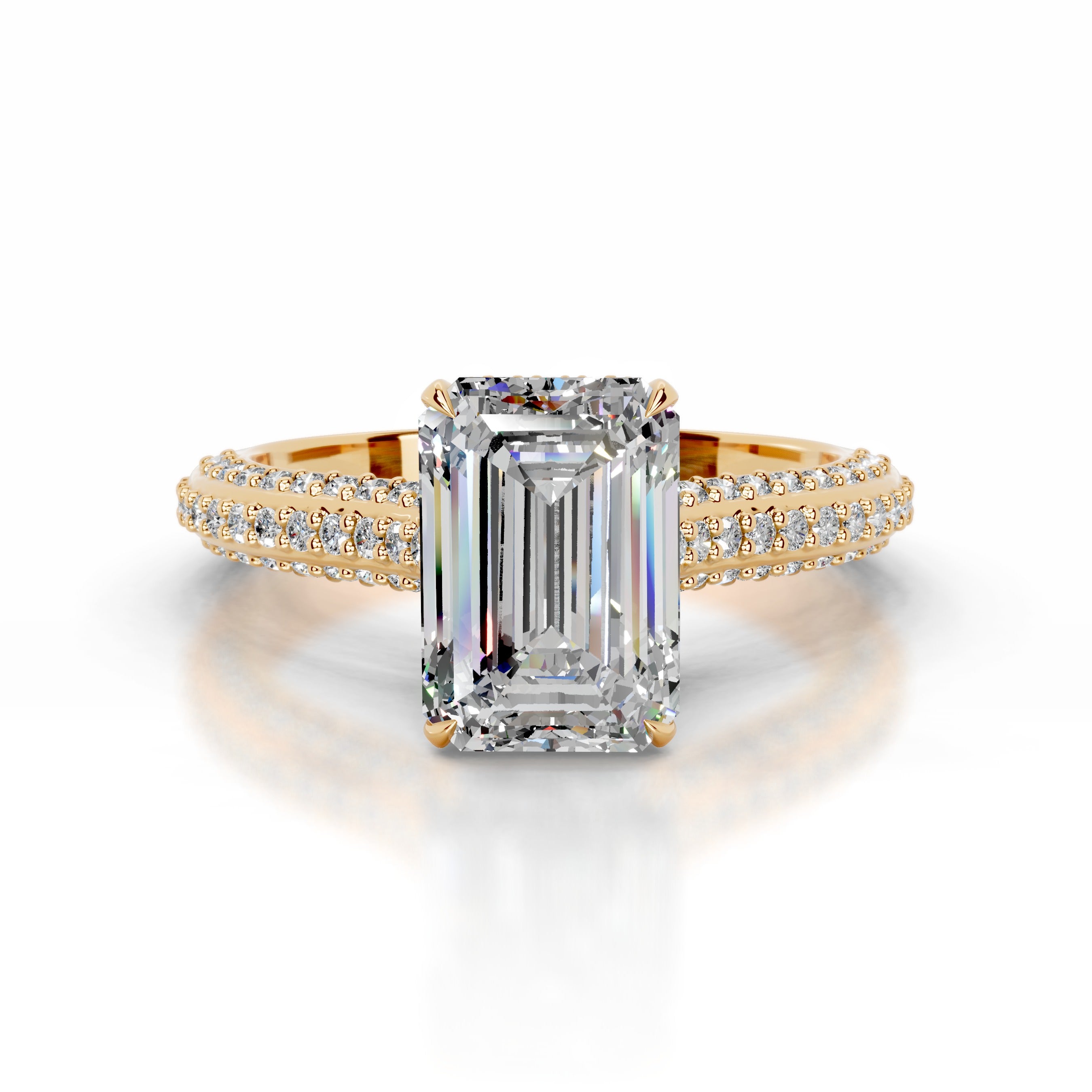 Joana  Moissanite & Diamonds  - 18K Yellow Gold