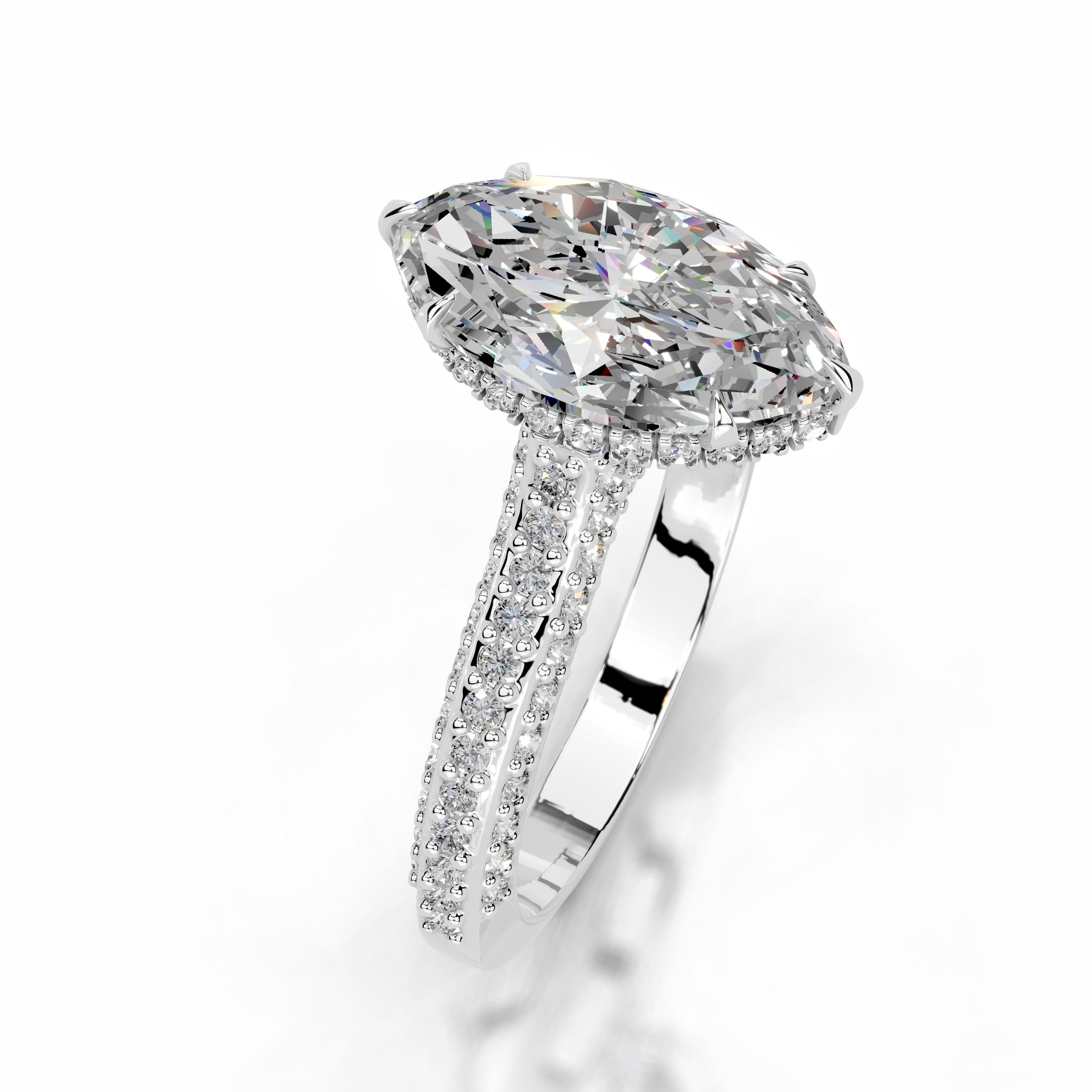 Joana  Moissanite & Diamonds  - 14K White Gold