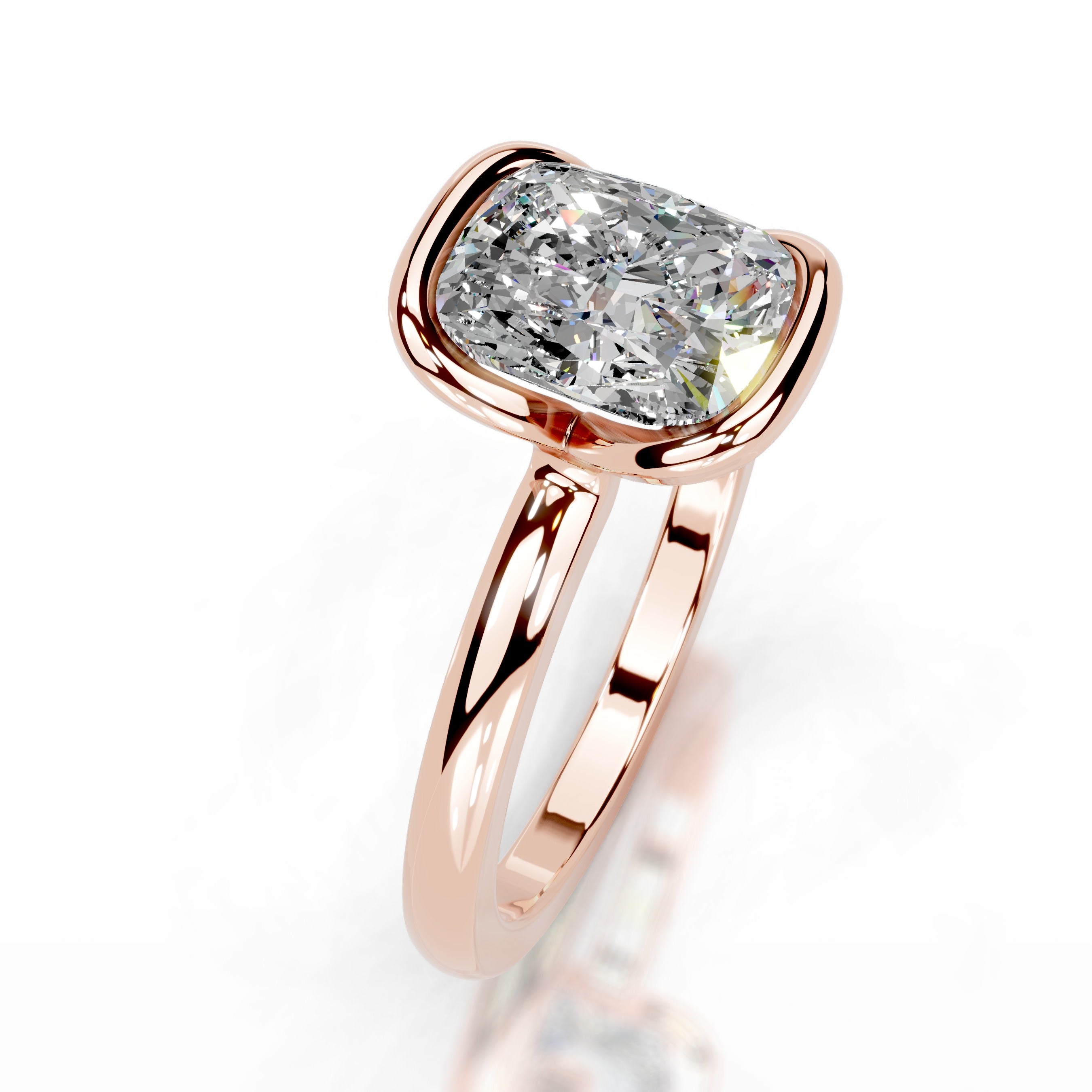 Thor Moissanite & Diamond Ring - 14K Rose Gold