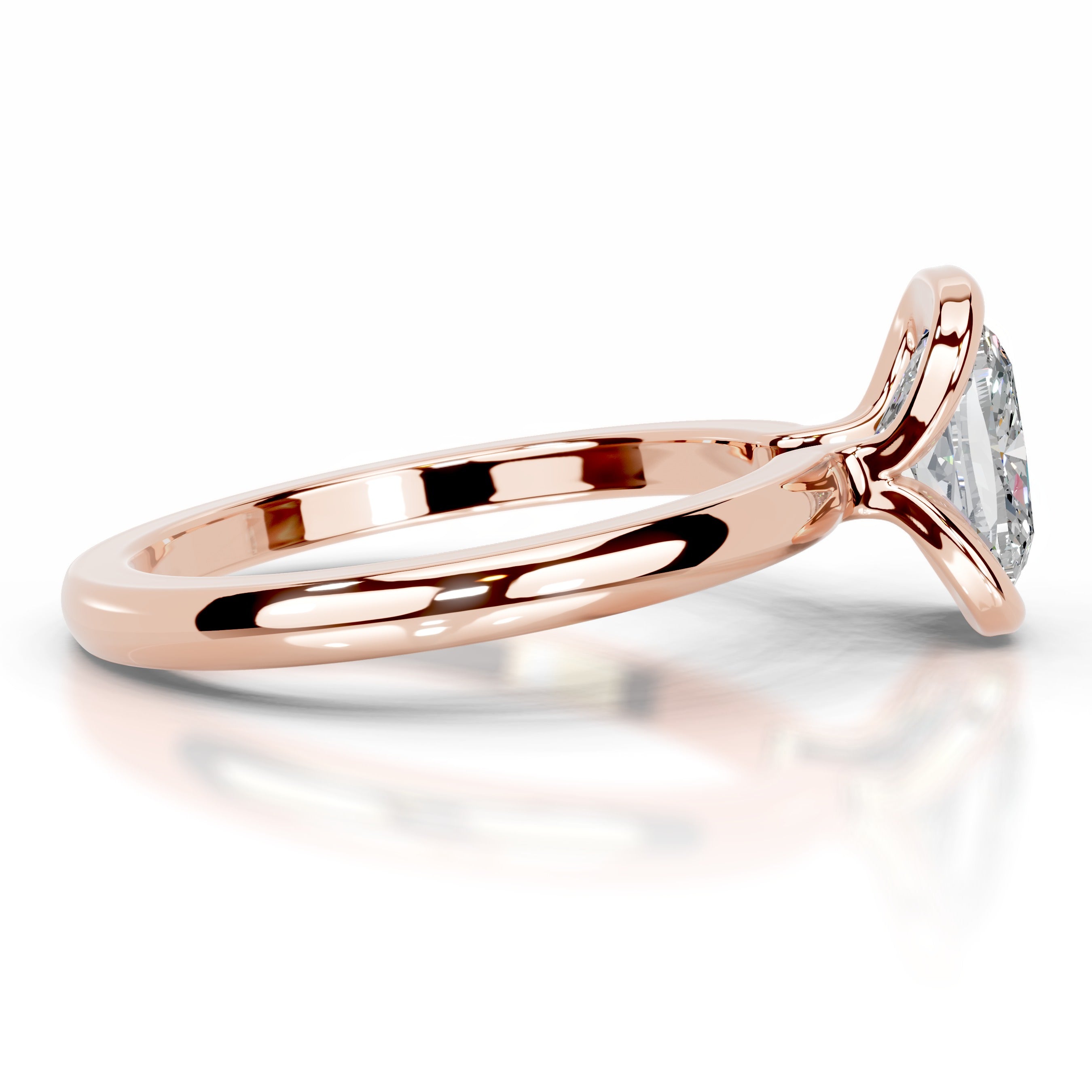 Thor Moissanite & Diamond Ring - 14K Rose Gold