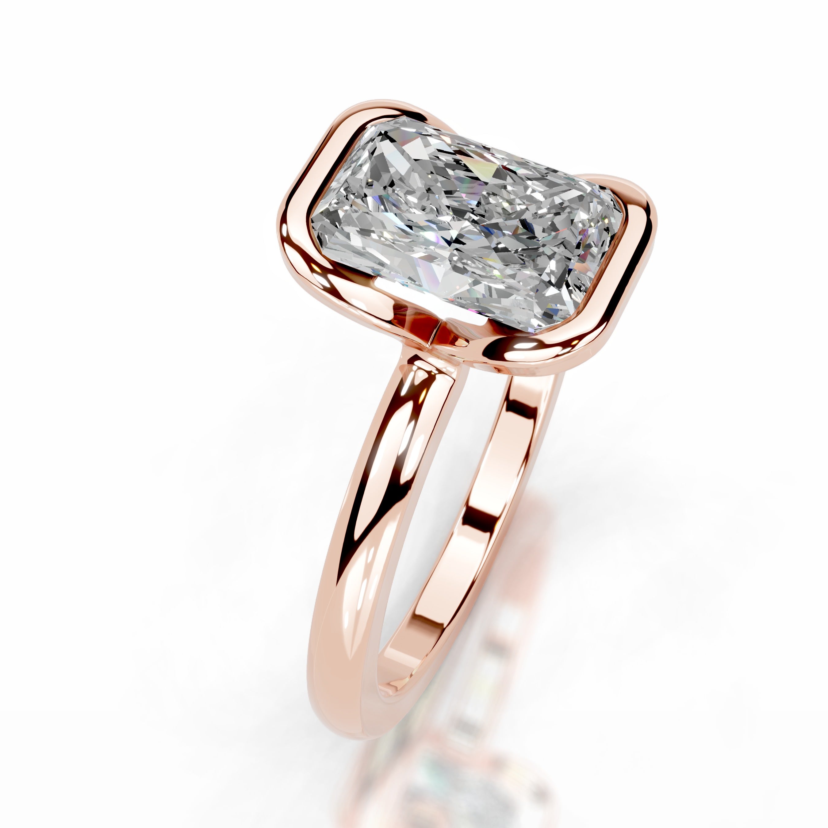 Thor Moissanite & Diamond Ring - 14K Rose Gold