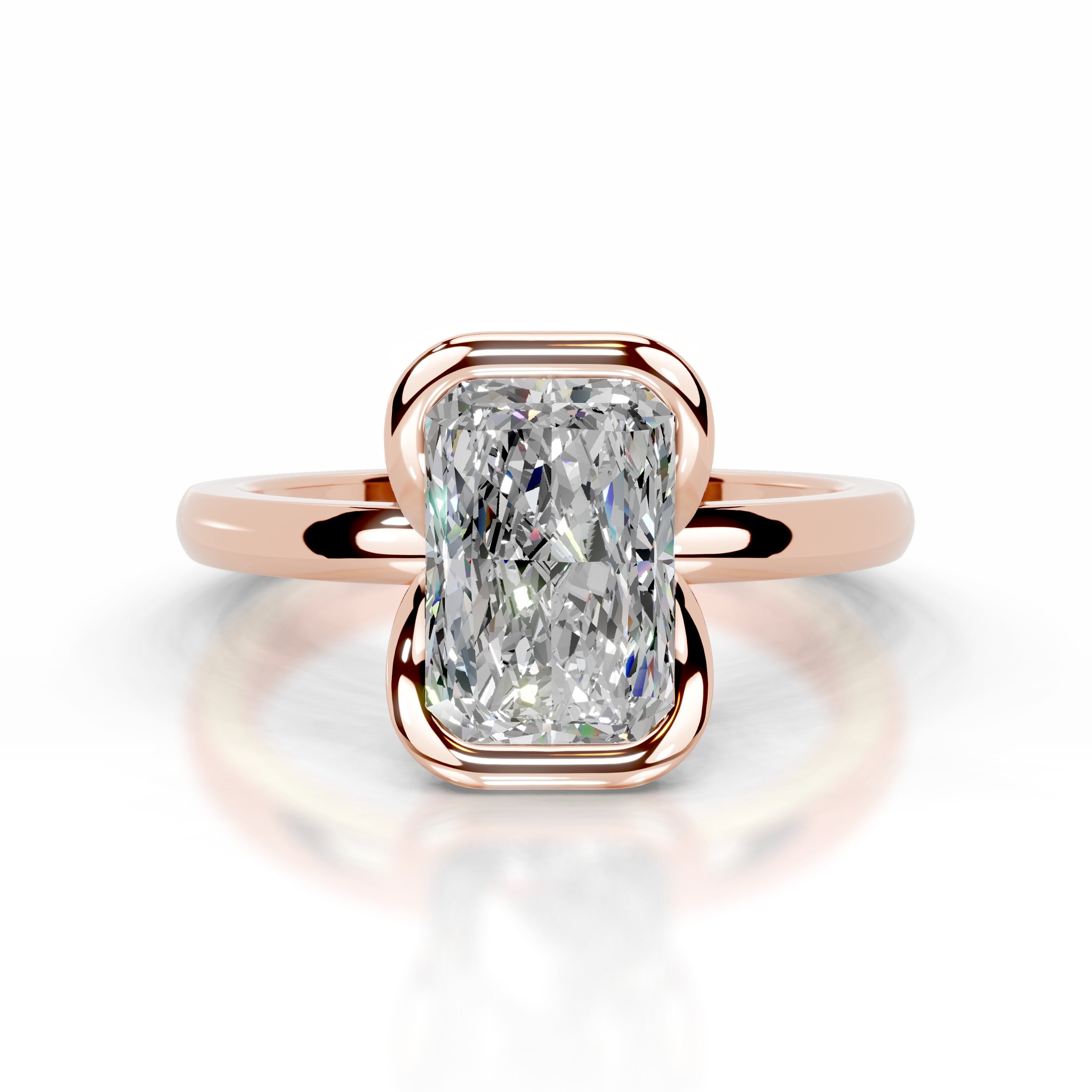 Thor Moissanite & Diamond Ring - 14K Rose Gold