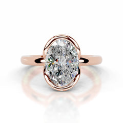 Thor Moissanite & Diamond Ring - 14K Rose Gold