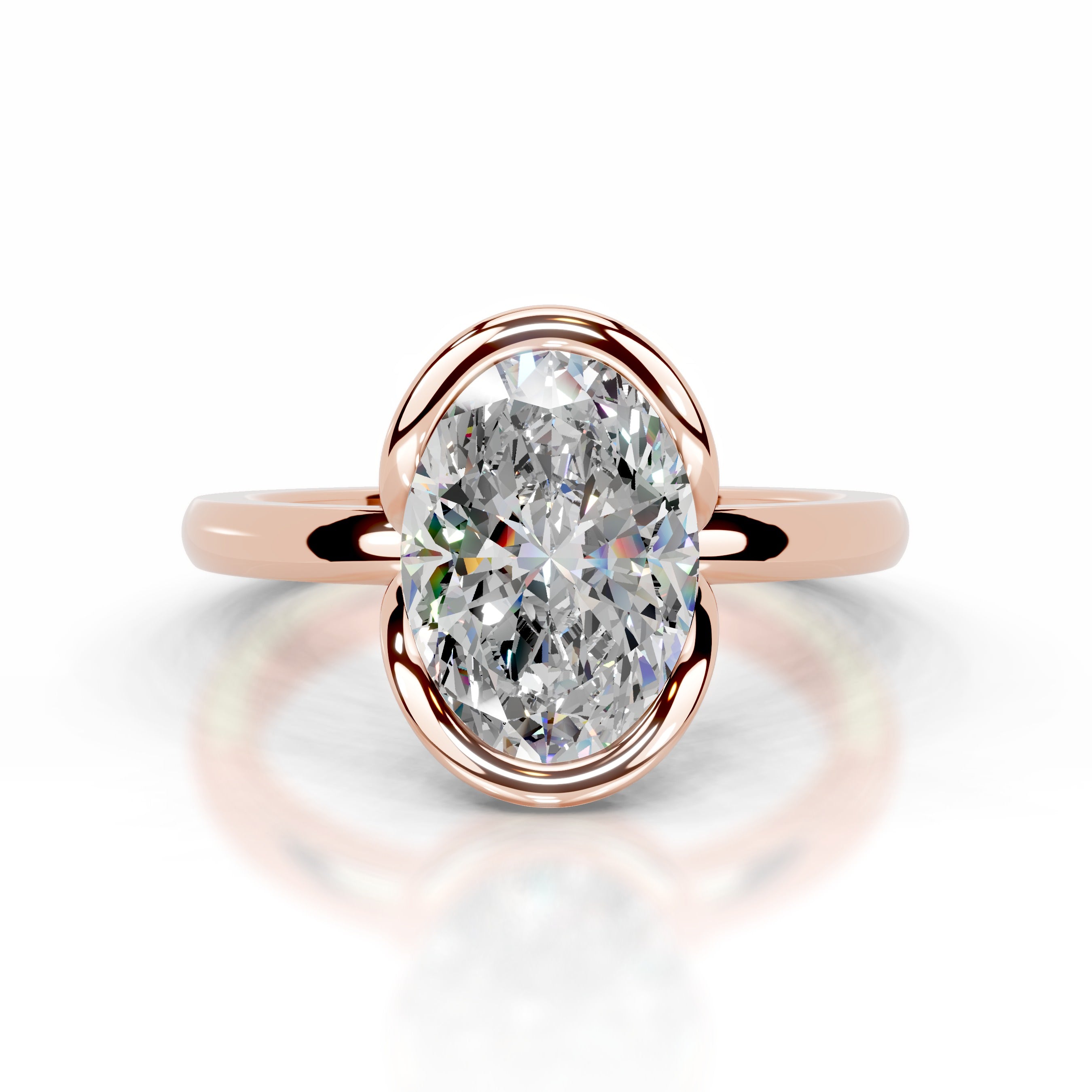 Thor Moissanite & Diamond Ring - 14K Rose Gold