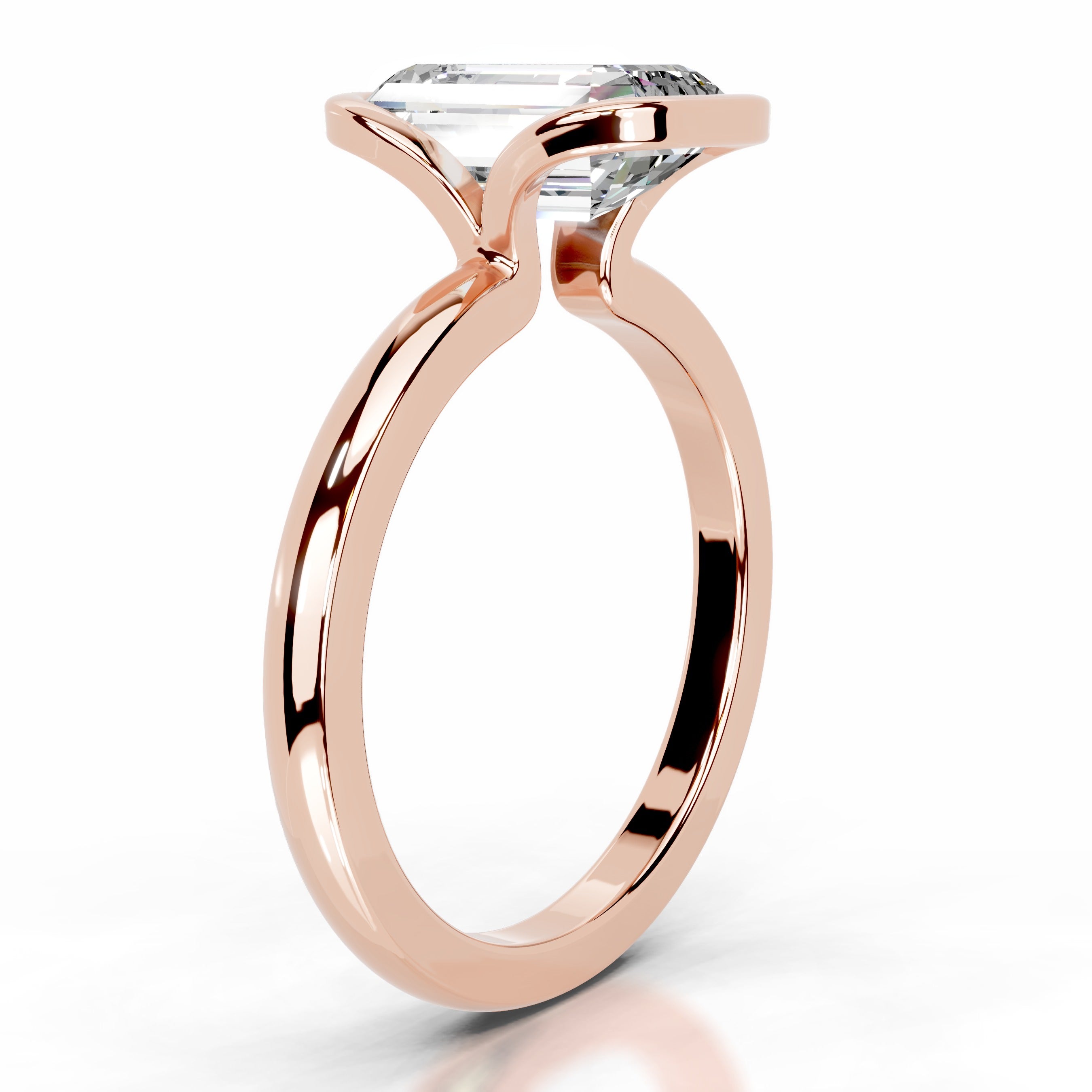 Thor Moissanite & Diamond Ring - 14K Rose Gold