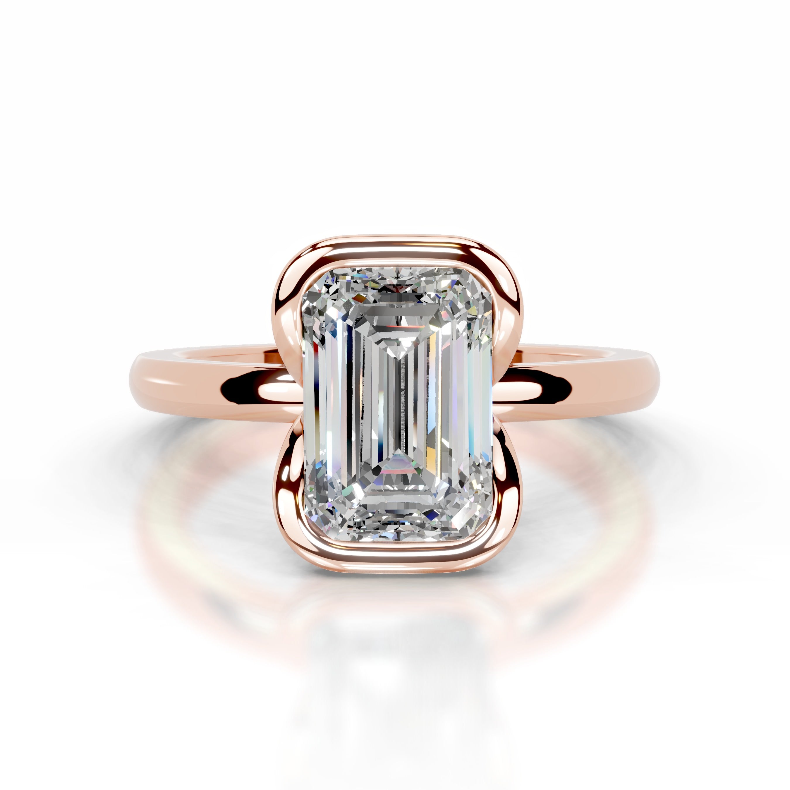 Thor Moissanite & Diamond Ring - 14K Rose Gold