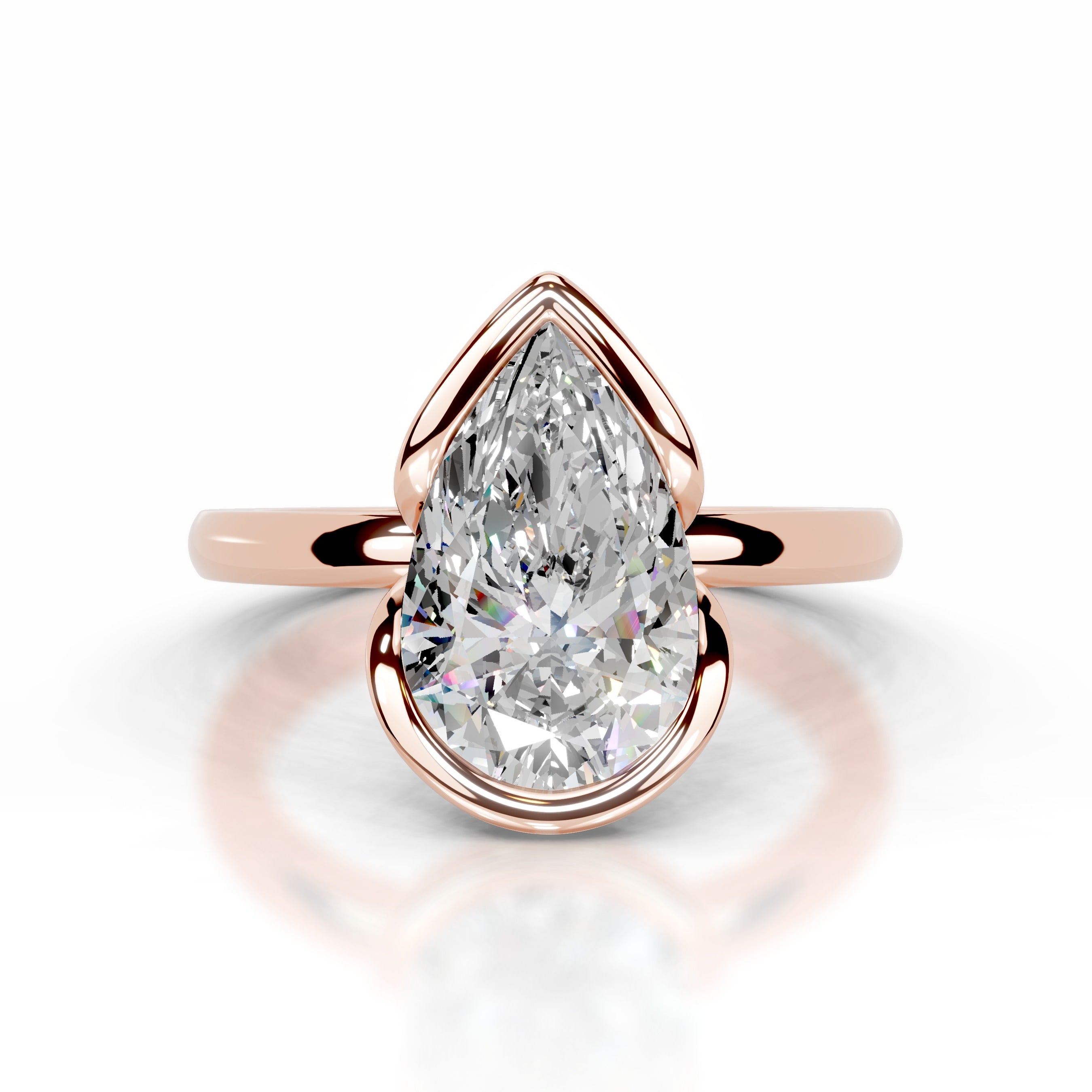 Thor Moissanite & Diamond Ring - 14K Rose Gold