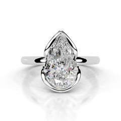 Thor Moissanite & Diamond Ring - 14K White Gold