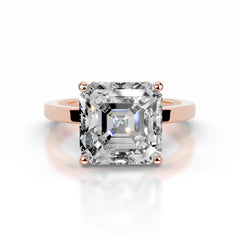 Duri Moissanite & Diamonds Ring - 14K Rose Gold