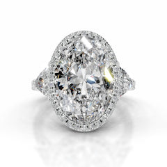 SuJin Moissanite & Diamonds Ring - 18K White Gold