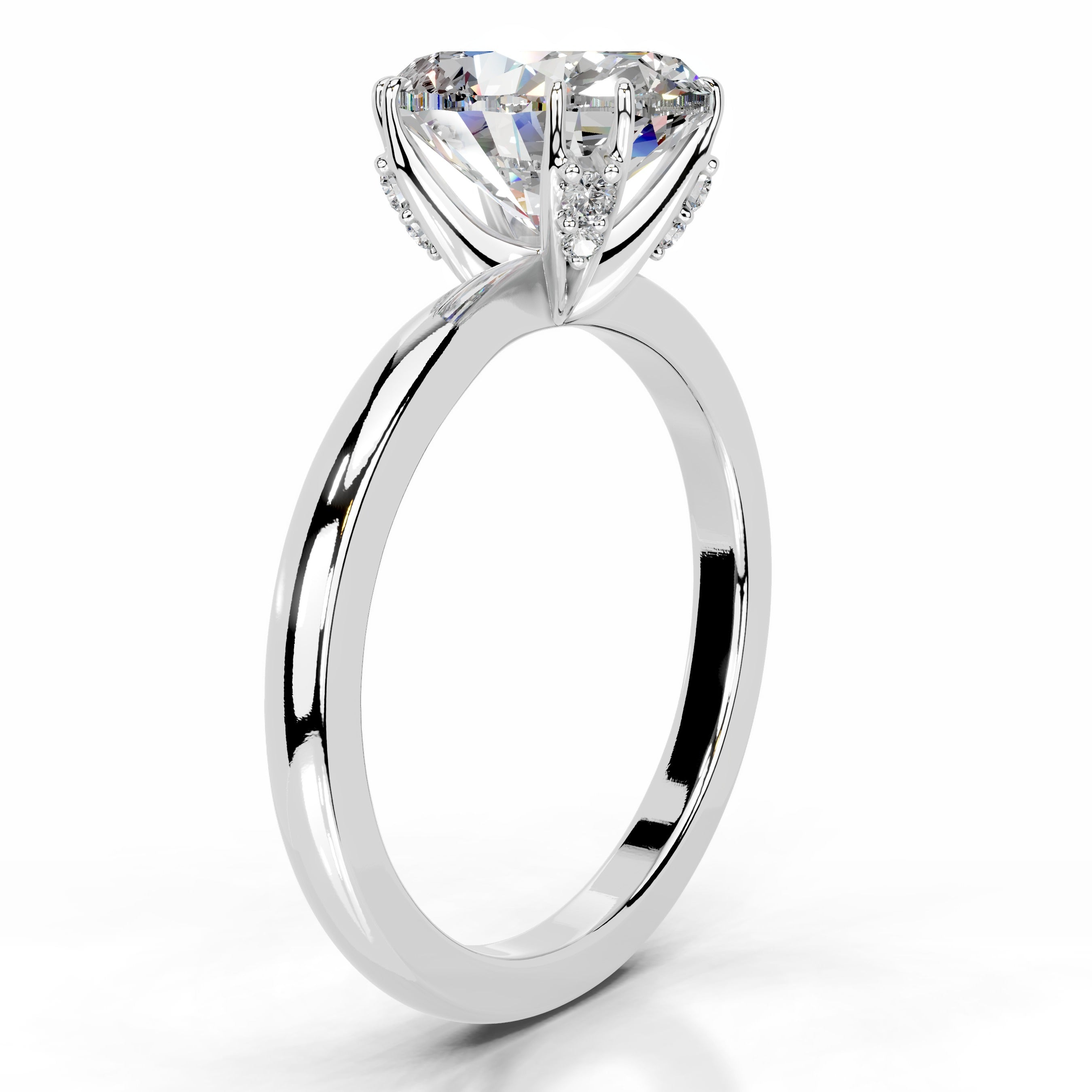 Ballina Moissanite & Diamonds Ring - Platinum