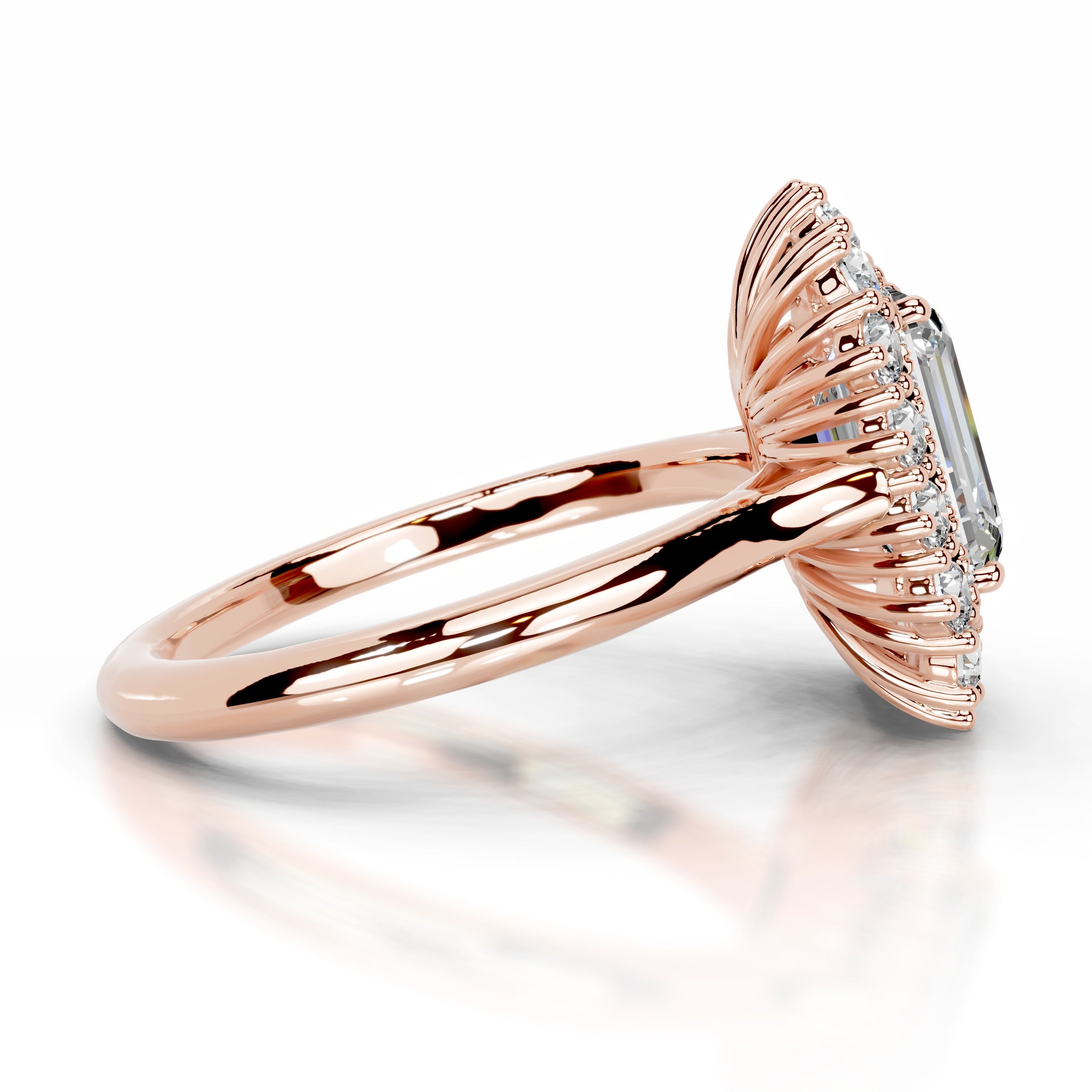 Myaree Moissanite & Diamonds Ring - 14K Rose Gold