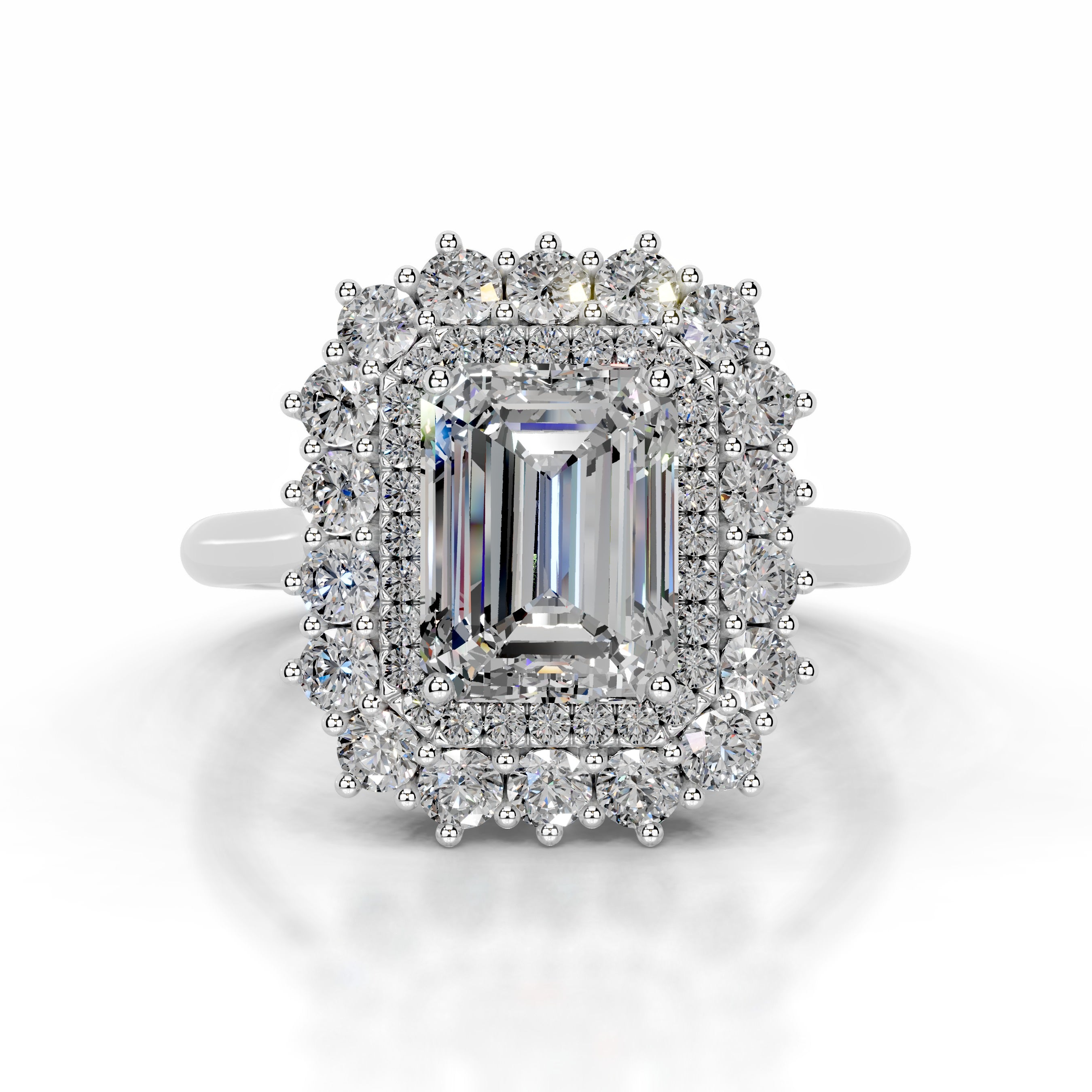 Myaree Moissanite & Diamonds Ring - Platinum