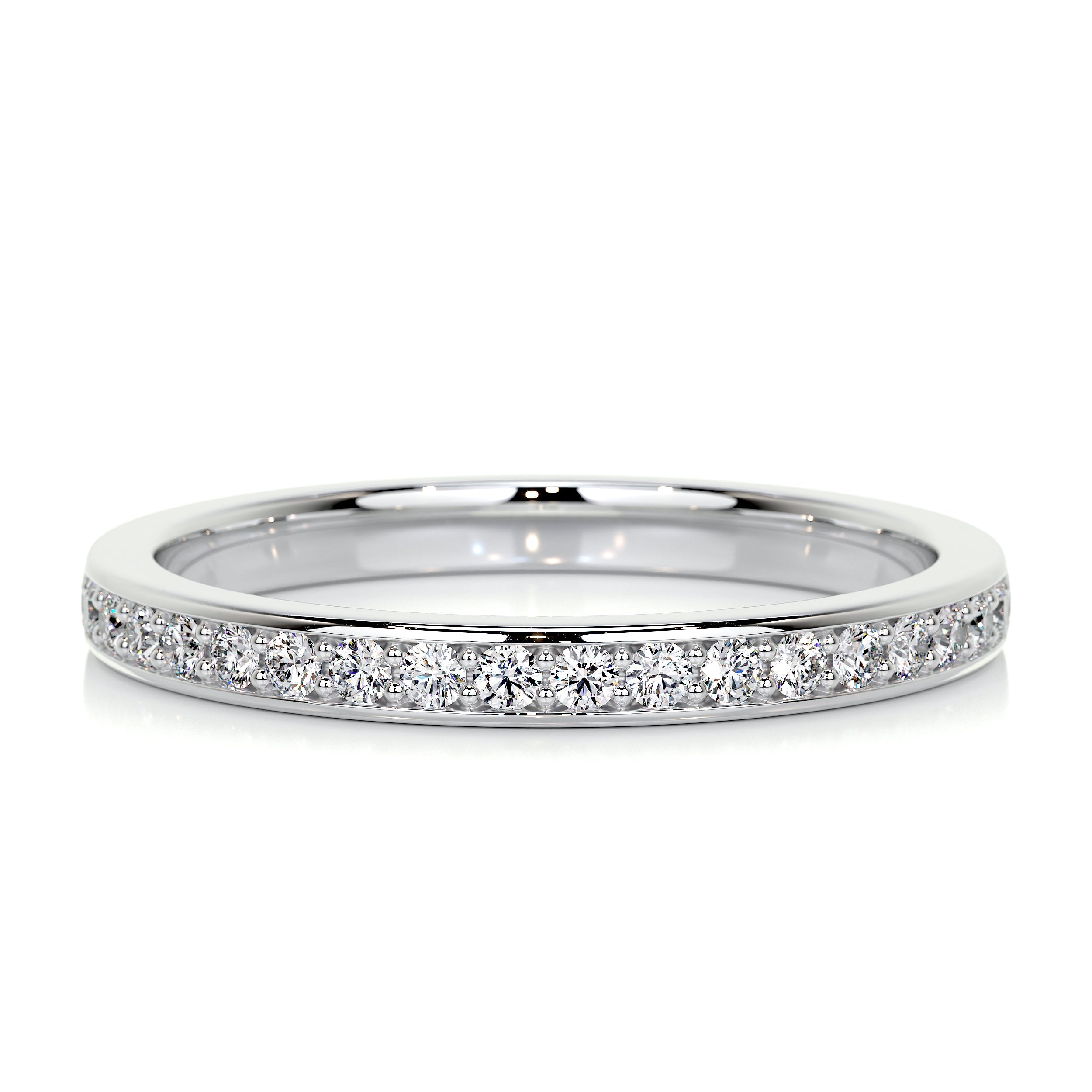 Giselle Diamond Wedding Ring   (0.2 Carat) -14K White Gold (RTS)