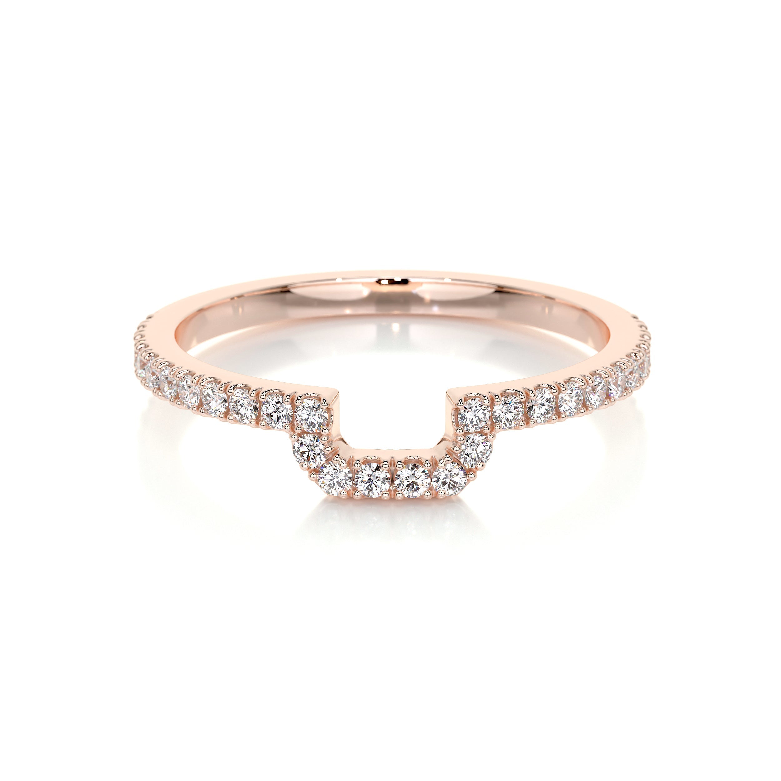 Luna Lab Grown Diamond Wedding Ring   (0.30 Carat) -14K Rose Gold (RTS)