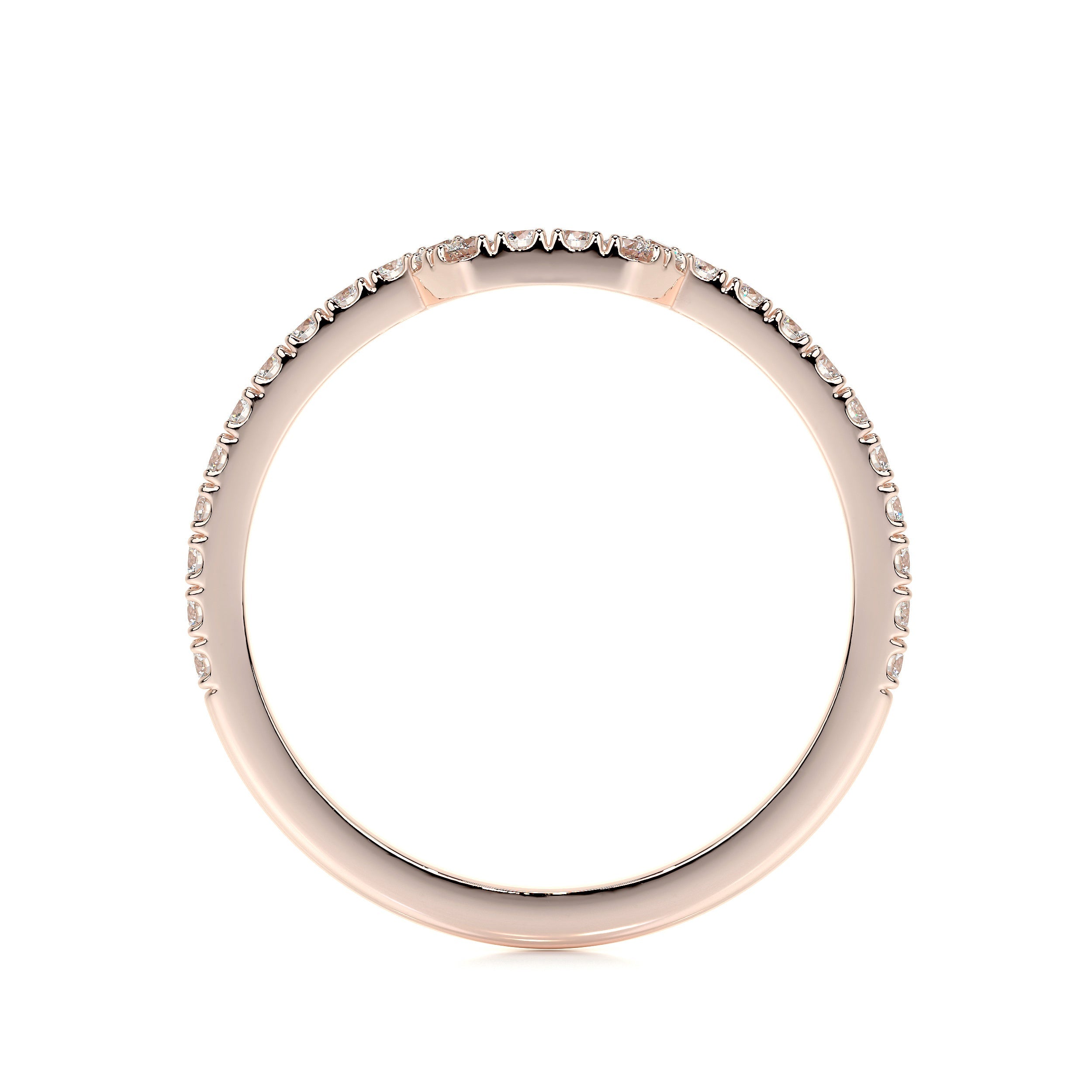 Luna Lab Grown Diamond Wedding Ring   (0.30 Carat) -14K Rose Gold (RTS)