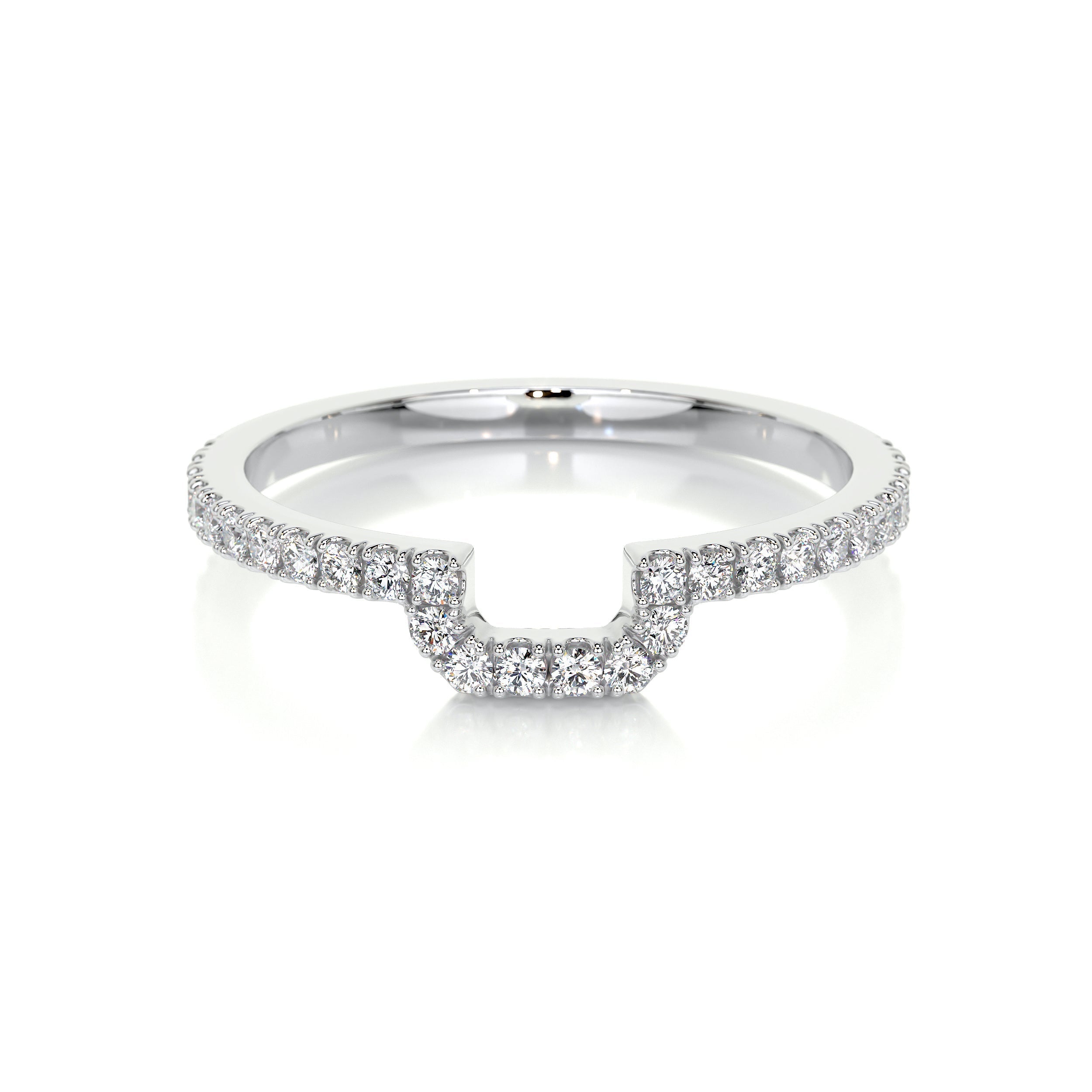 Luna Lab Grown Diamond Wedding Ring (0.30 Carat) -14K White Gold (RTS) (RTS)