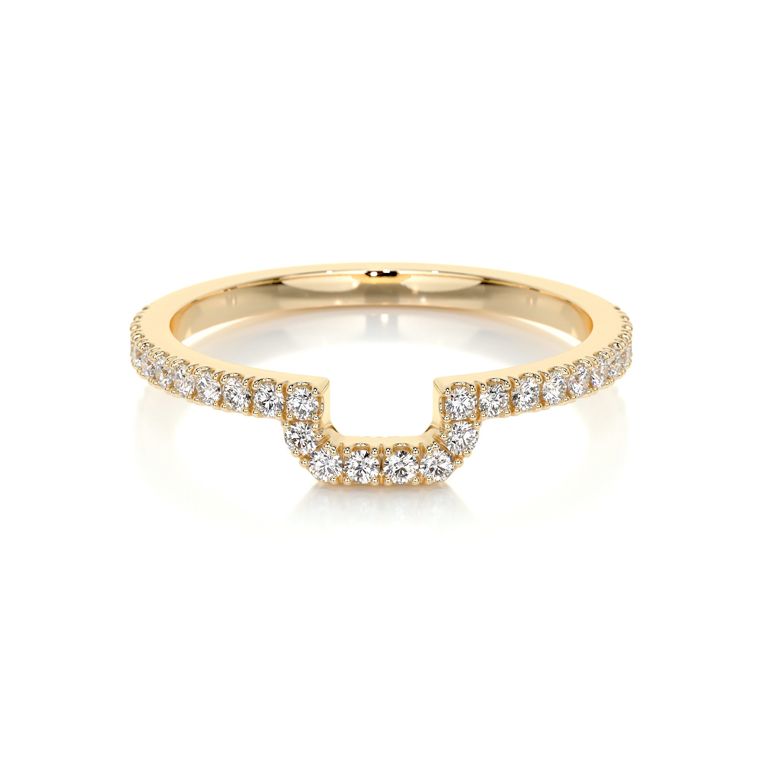 Luna Lab Grown Diamond Wedding Ring (0.30 Carat) -18K Yellow Gold (RTS)