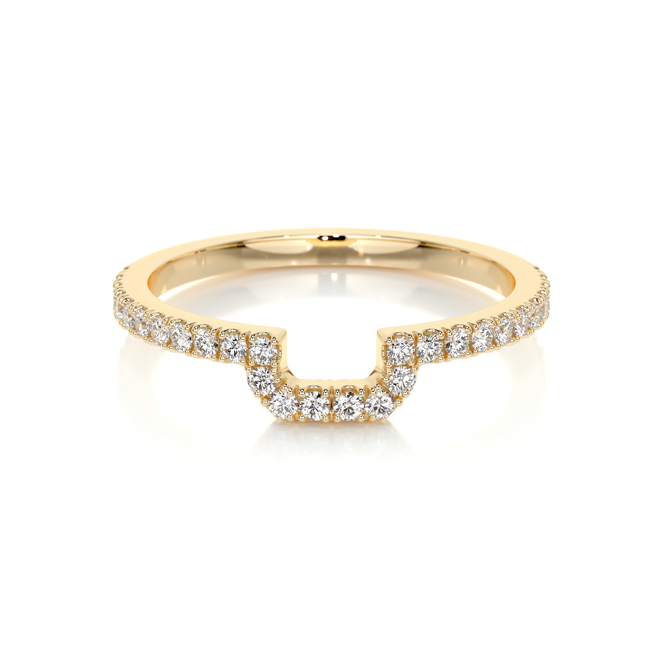 Luna Lab Grown Diamond Wedding Ring   (0.30 Carat) -18K Yellow Gold (RTS)