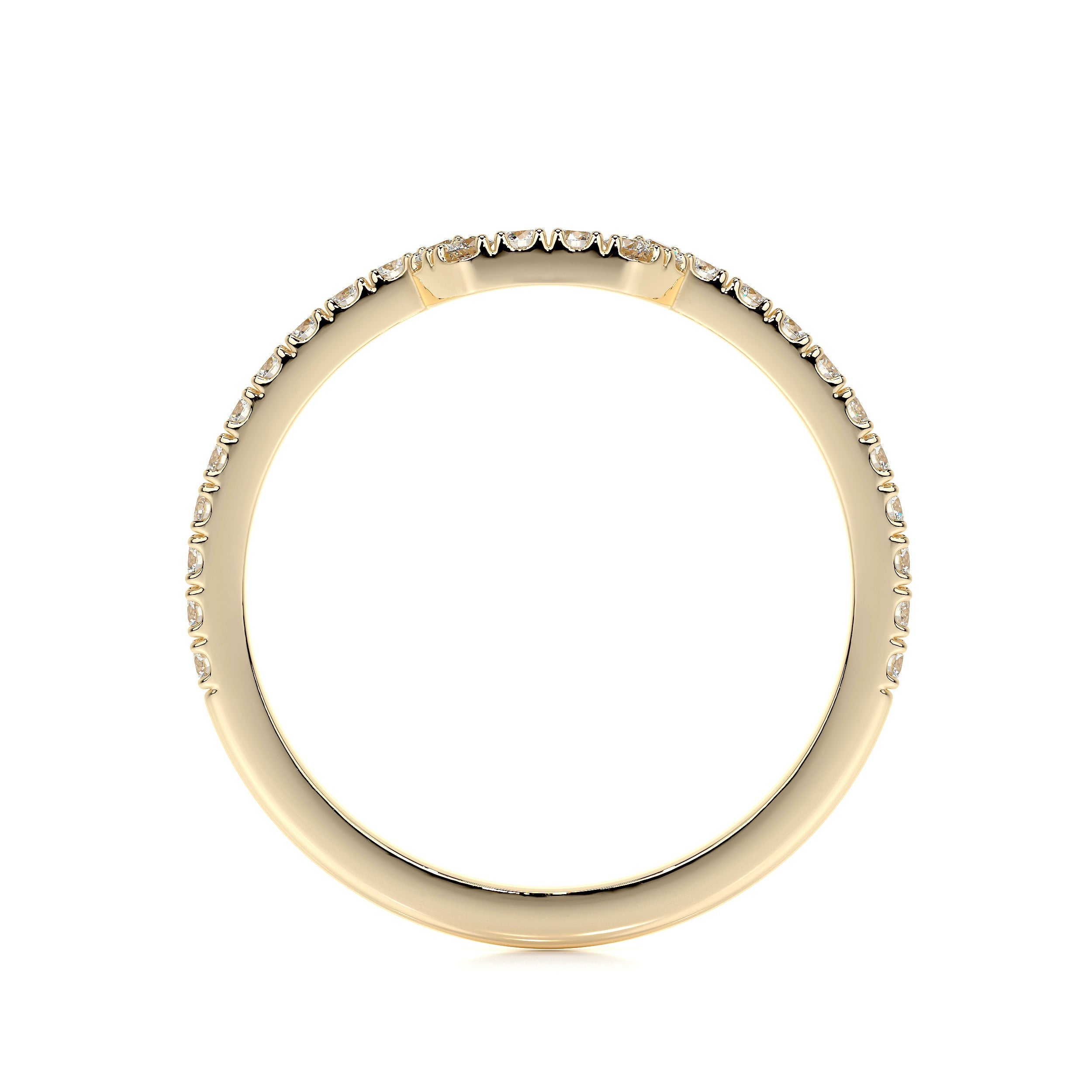 Luna Lab Grown Diamond Wedding Ring   (0.30 Carat) -18K Yellow Gold (RTS)