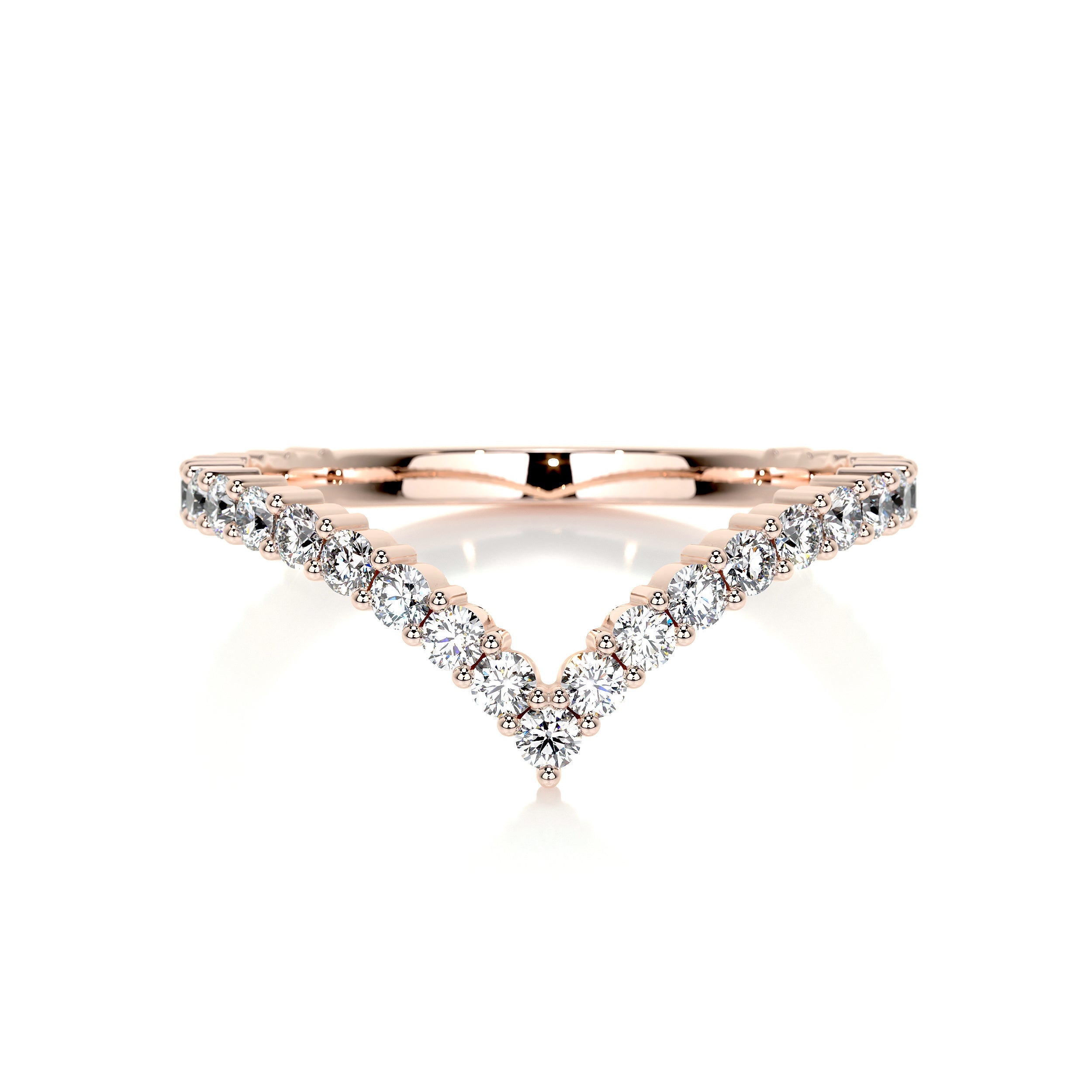 Dawn Lab Grown Diamond Wedding Ring   (0.50 Carat) -14K Rose Gold (RTS)