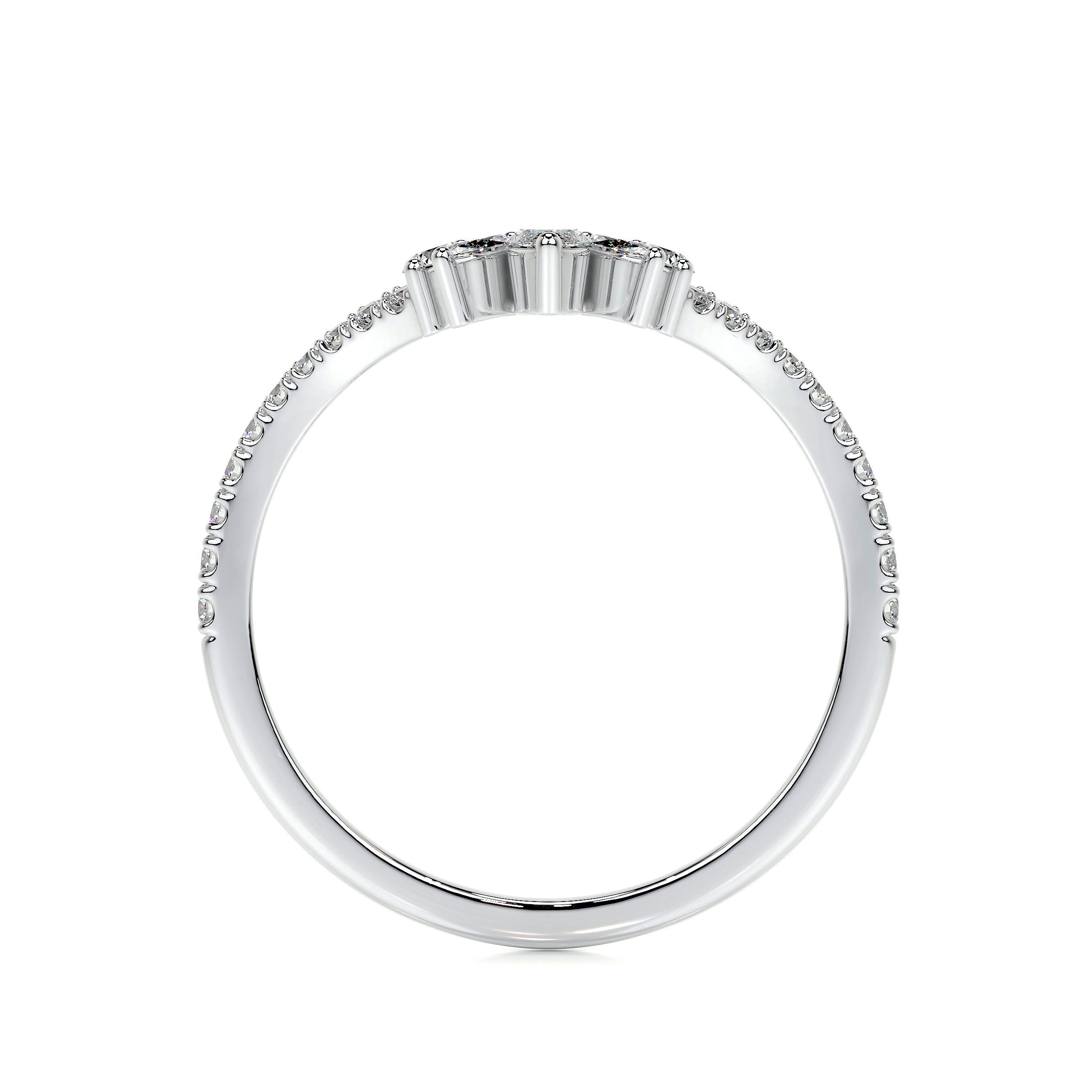 Lauren Lab Grown Diamond Wedding Ring (0.30 Carat) -18K White Gold (RTS)