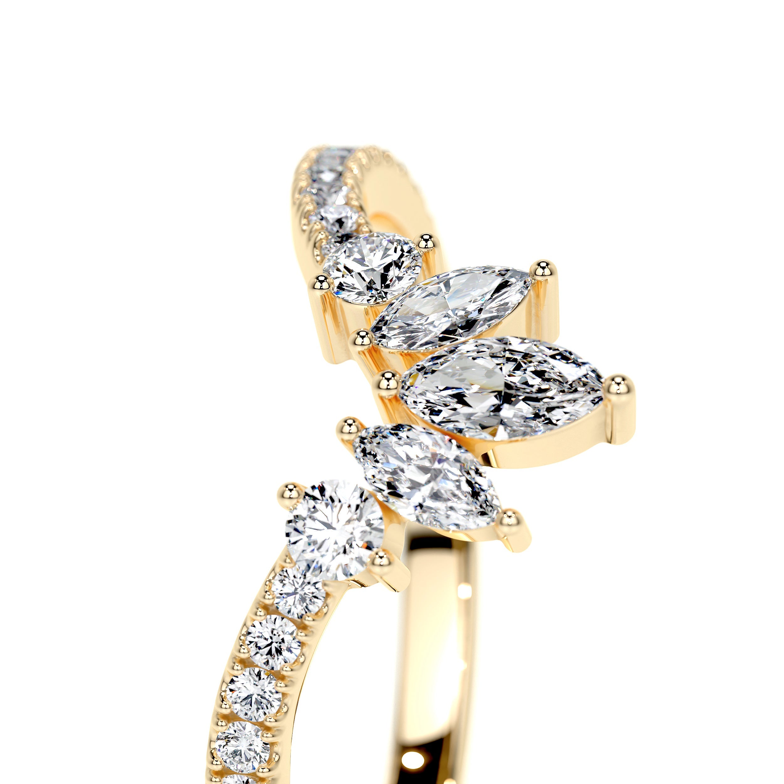 Lauren Lab Grown Diamond Wedding Ring (0.30 Carat) -18K Yellow Gold (RTS)