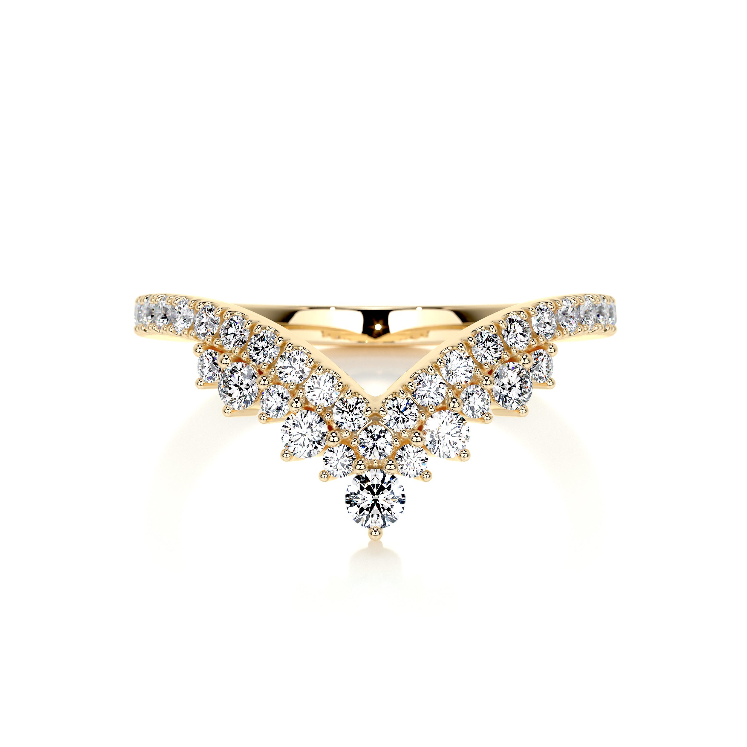 Mia Lab Grown Diamond Wedding Ring   (0.50 Carat) -18K Yellow Gold (RTS)