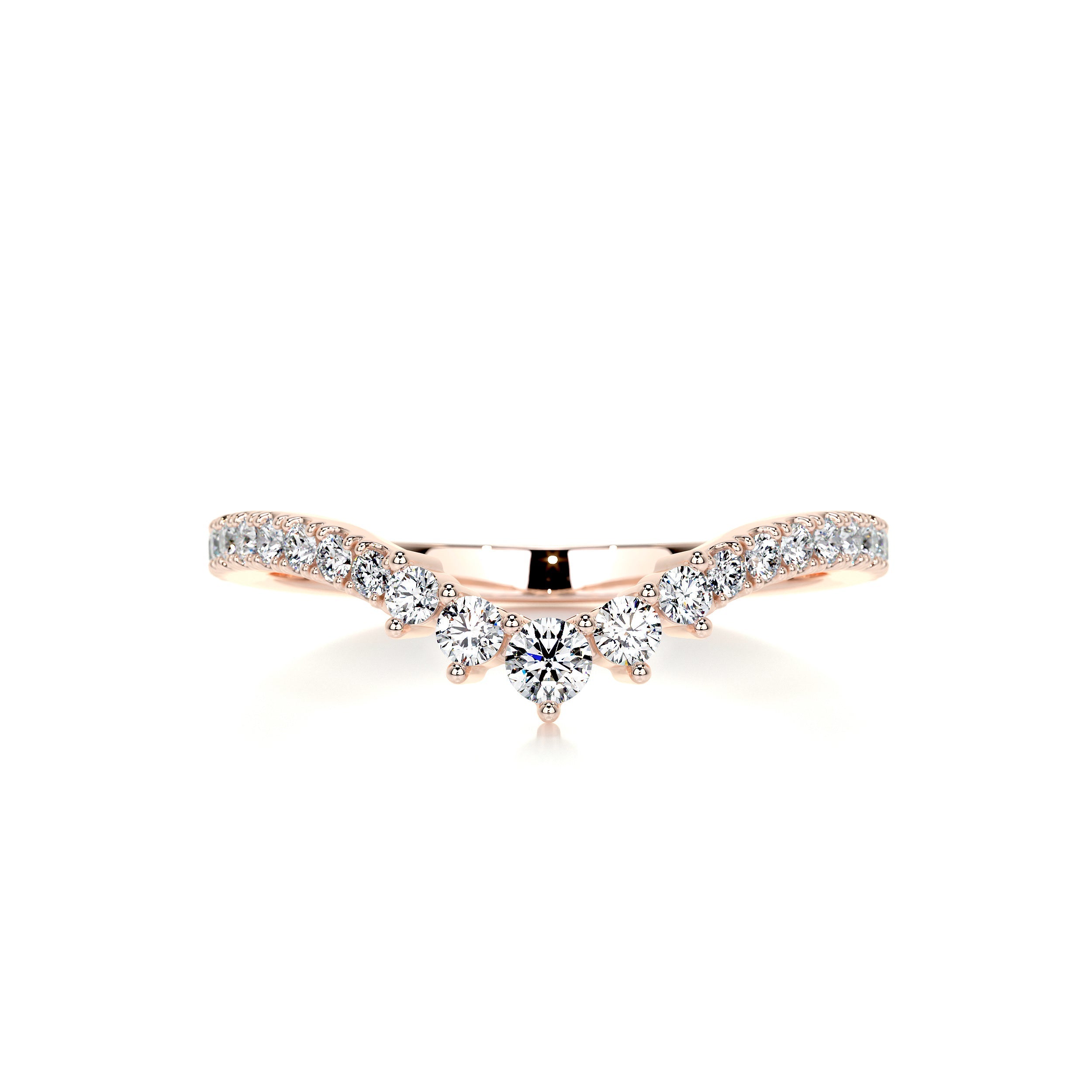 Mia Diamond Wedding Ring   (0.35 Carat) -14K Rose Gold (RTS)