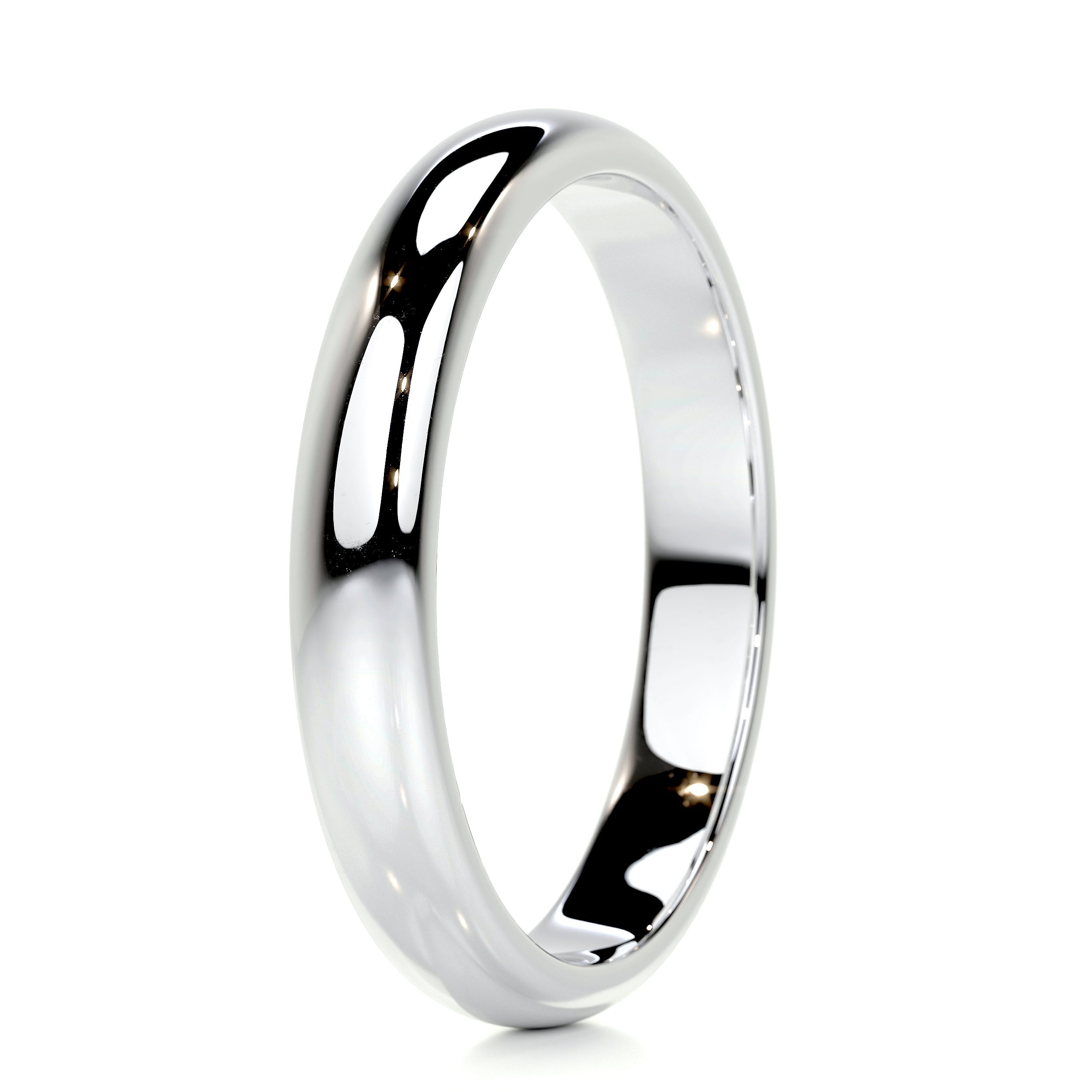 Chris Men's Wedding Band -Platinum (RTS)