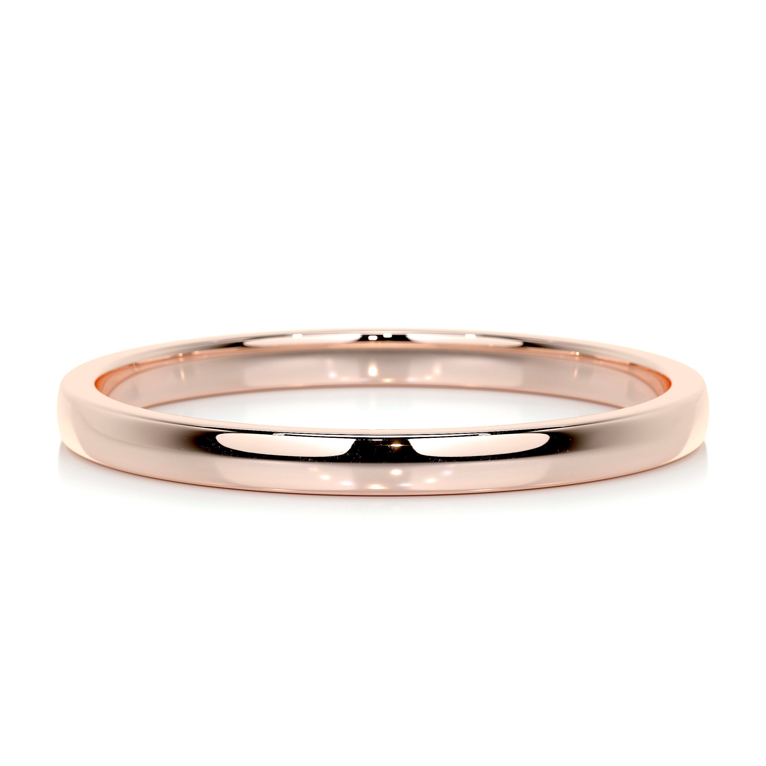 Jack Men's Wedding Band -14K Rose Gold (RTS)