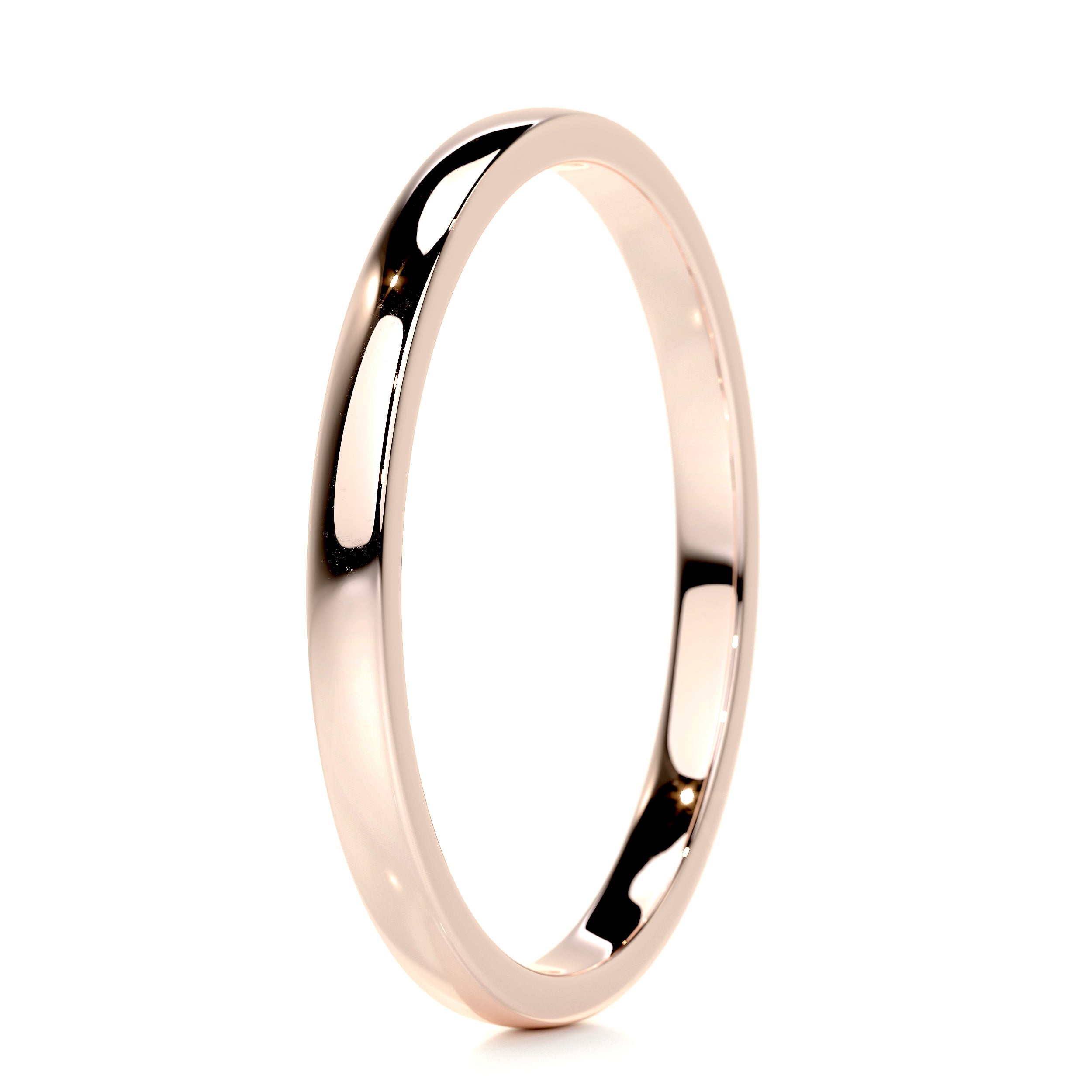 Jack Men's Wedding Band -14K Rose Gold (RTS)