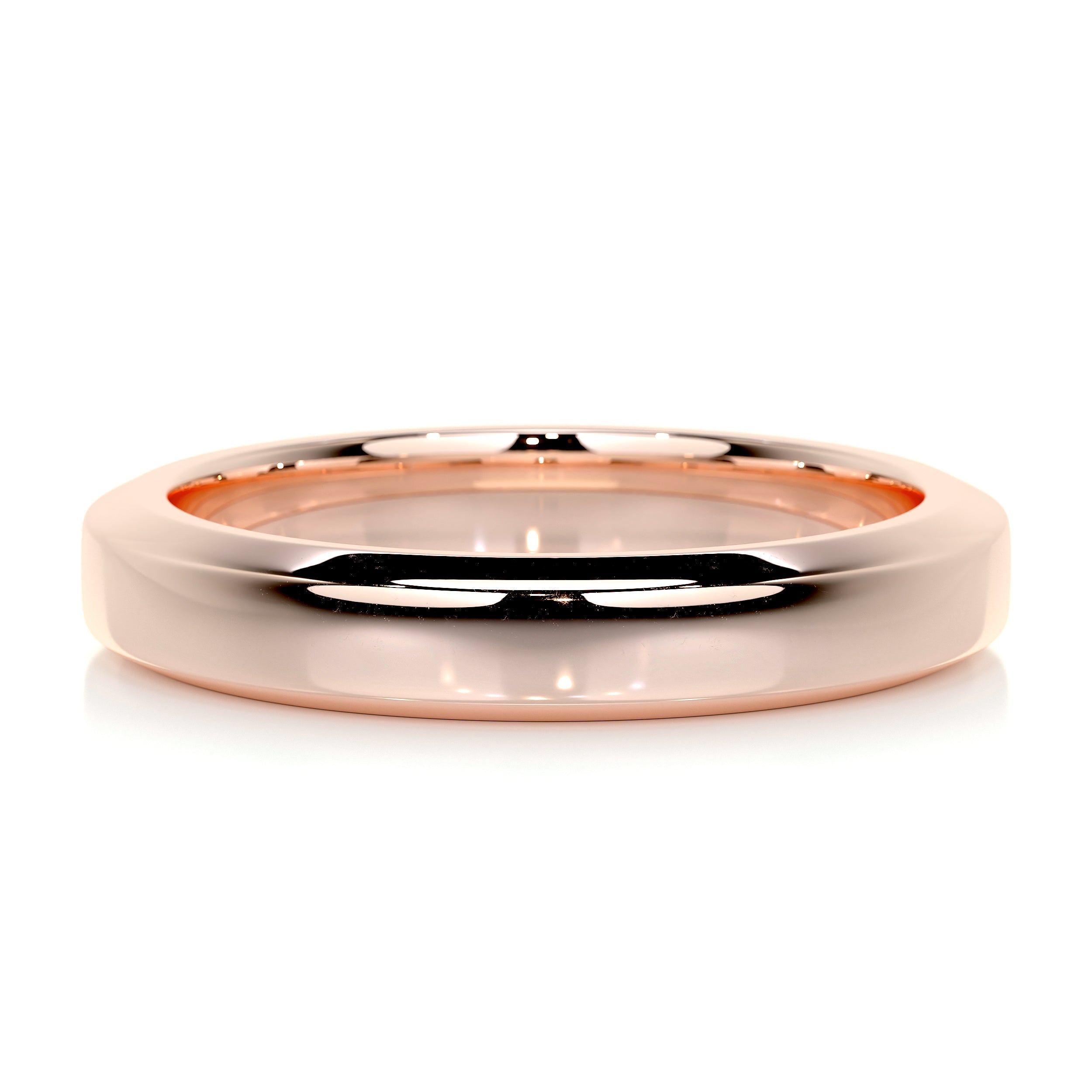 Lewis Men's Wedding Band -14K Rose Gold (RTS)