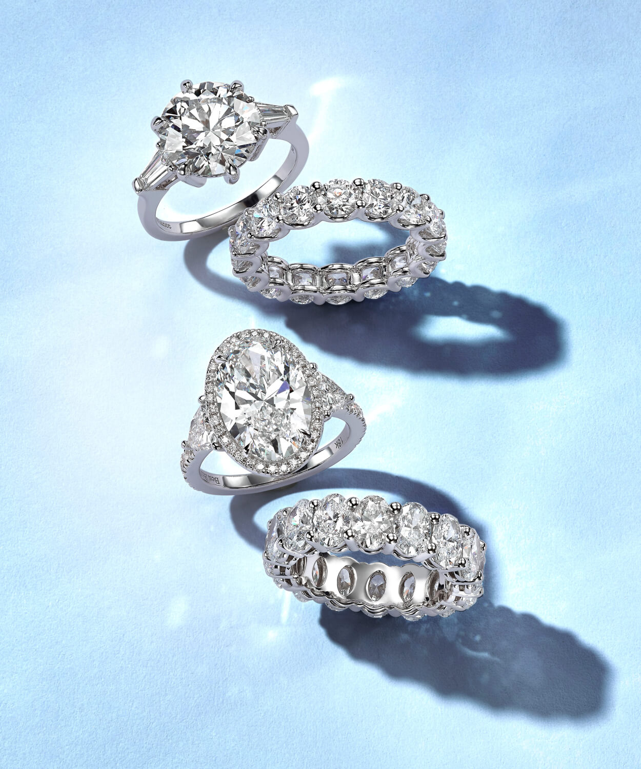 bridal set engagement rings 