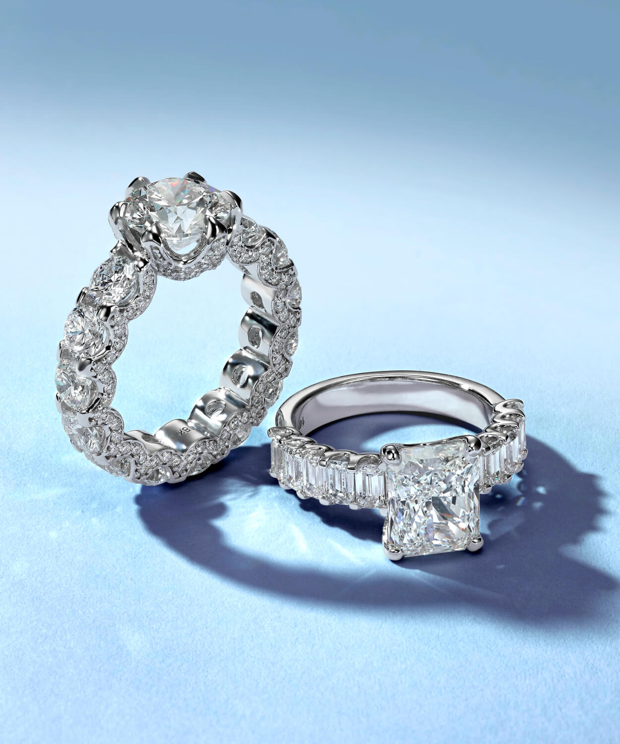 lab grown diamond rings