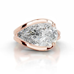 Sia Lab Grown Diamond Ring -14K Rose Gold