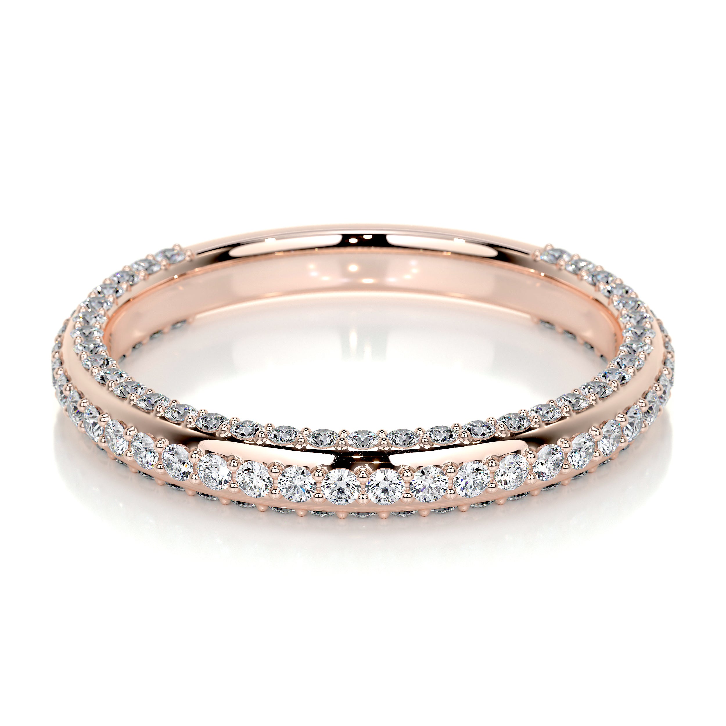 Anastasia Lab Grown Diamond Wedding Ring(0.75 Carat) - 14K Rose Gold