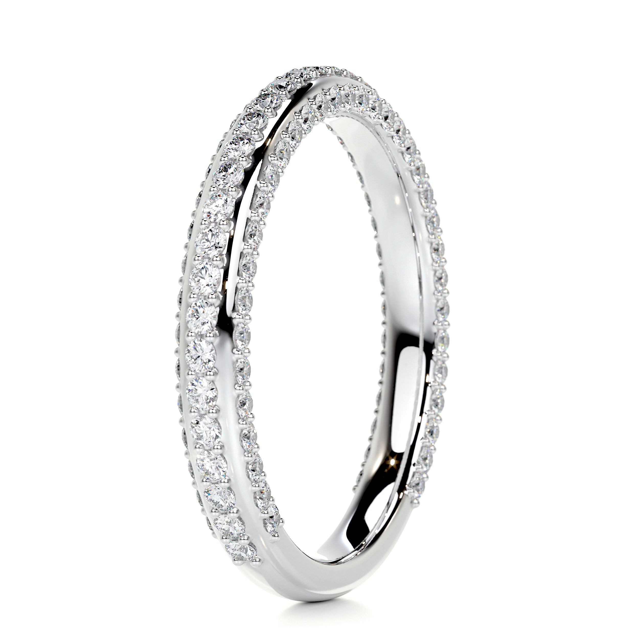 Anastasia Diamond Wedding Ring   (0.75 Carat) -14K White Gold