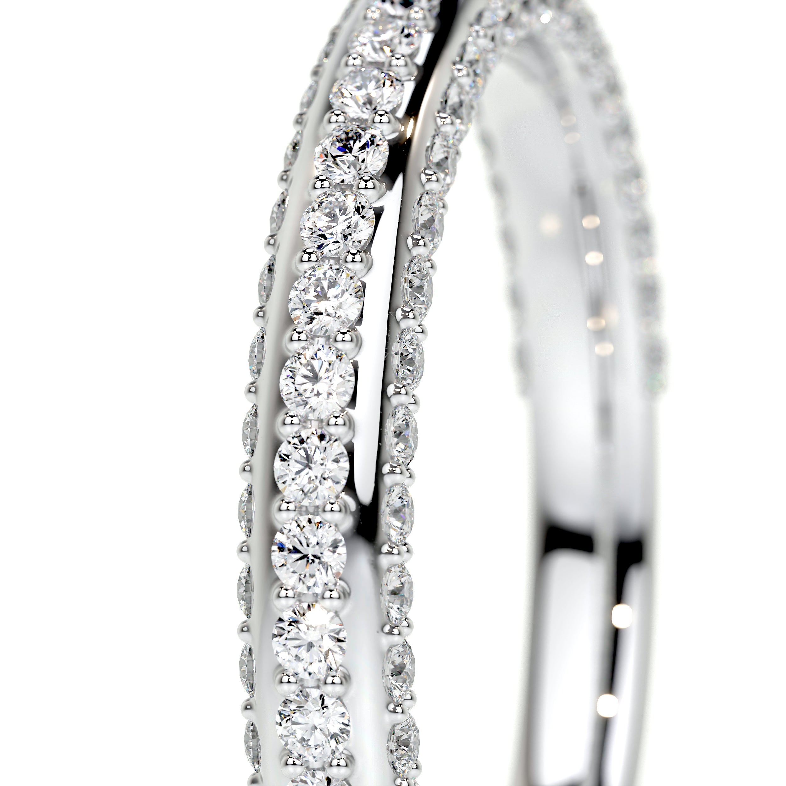 Anastasia Lab Grown Diamond Wedding Ring   (0.75 Carat) -14K White Gold