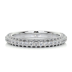 Anastasia Pave Diamond Wedding Ring (0.75 Carat) -Platinum