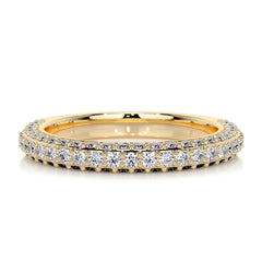 Anastasia Pave Diamond Wedding Ring (0.75 Carat) -18K Yellow Gold