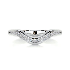 Lucy Diamond Wedding Ring (0.30 Carat) -18K White Gold