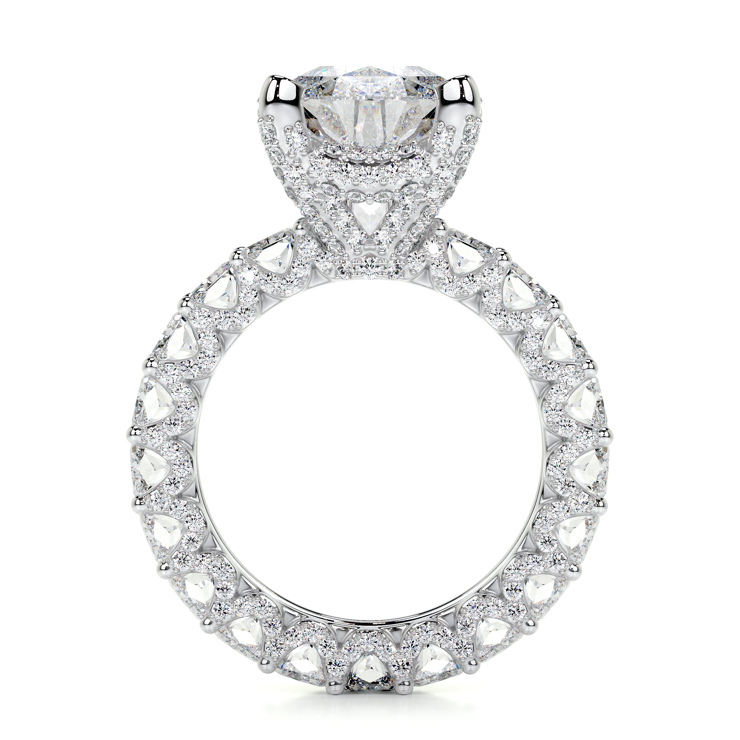 Arabella Lab Grown Diamond Ring   (8 Carat) -Platinum