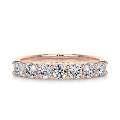 Catherine Diamond Wedding Ring (0.75 Carat) -14K Rose Gold